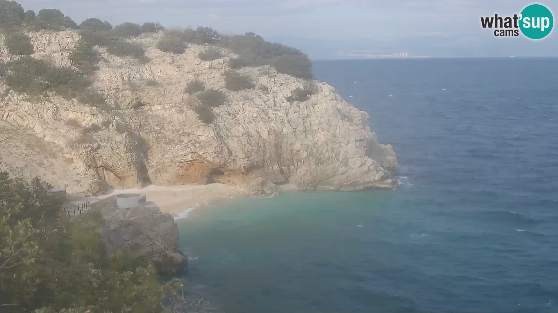 Webcam Brseč beach – Mošćenička Draga – Croatia