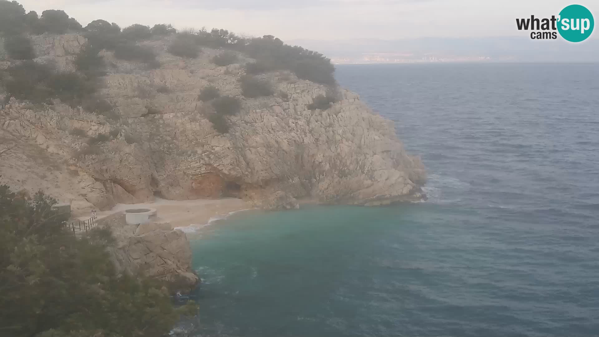 Web kamera plaže Brseč – Mošćenička Draga – Hrvatska