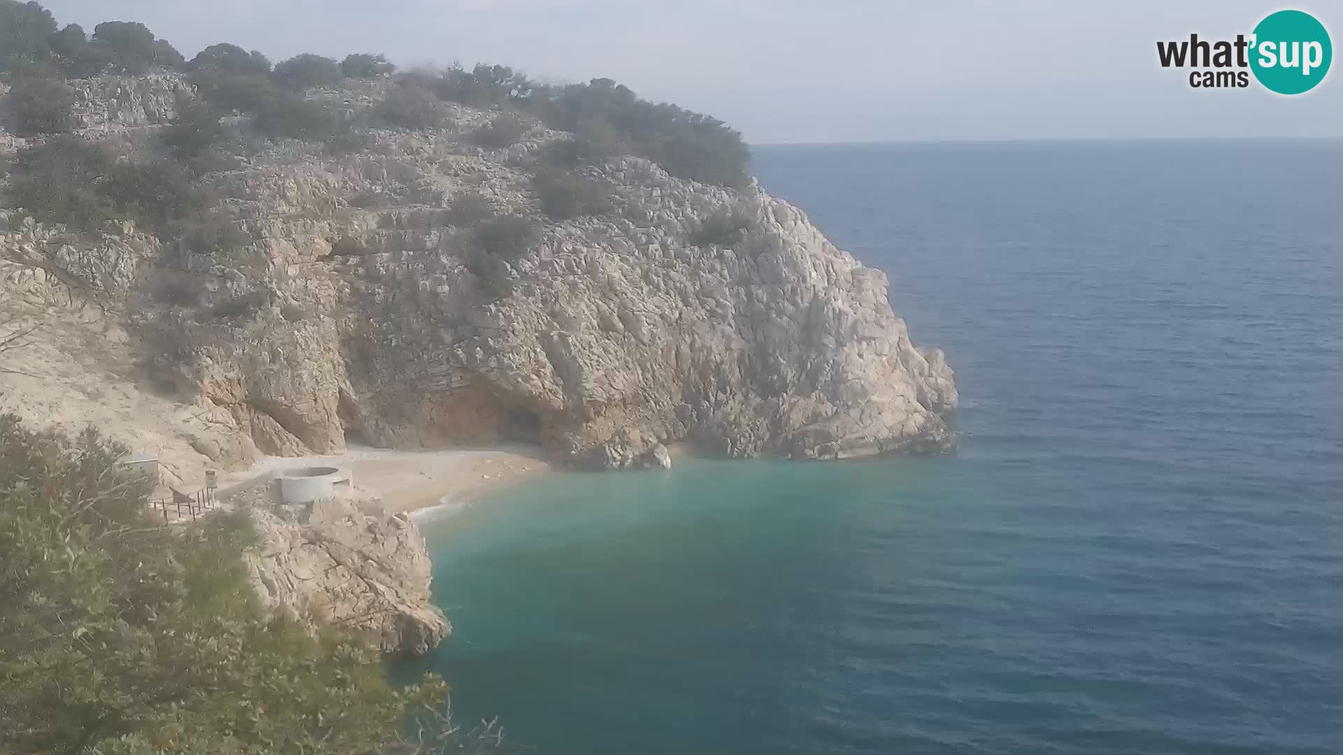 Webcam Brseč Strand – Mošćenička Draga – Kroatien