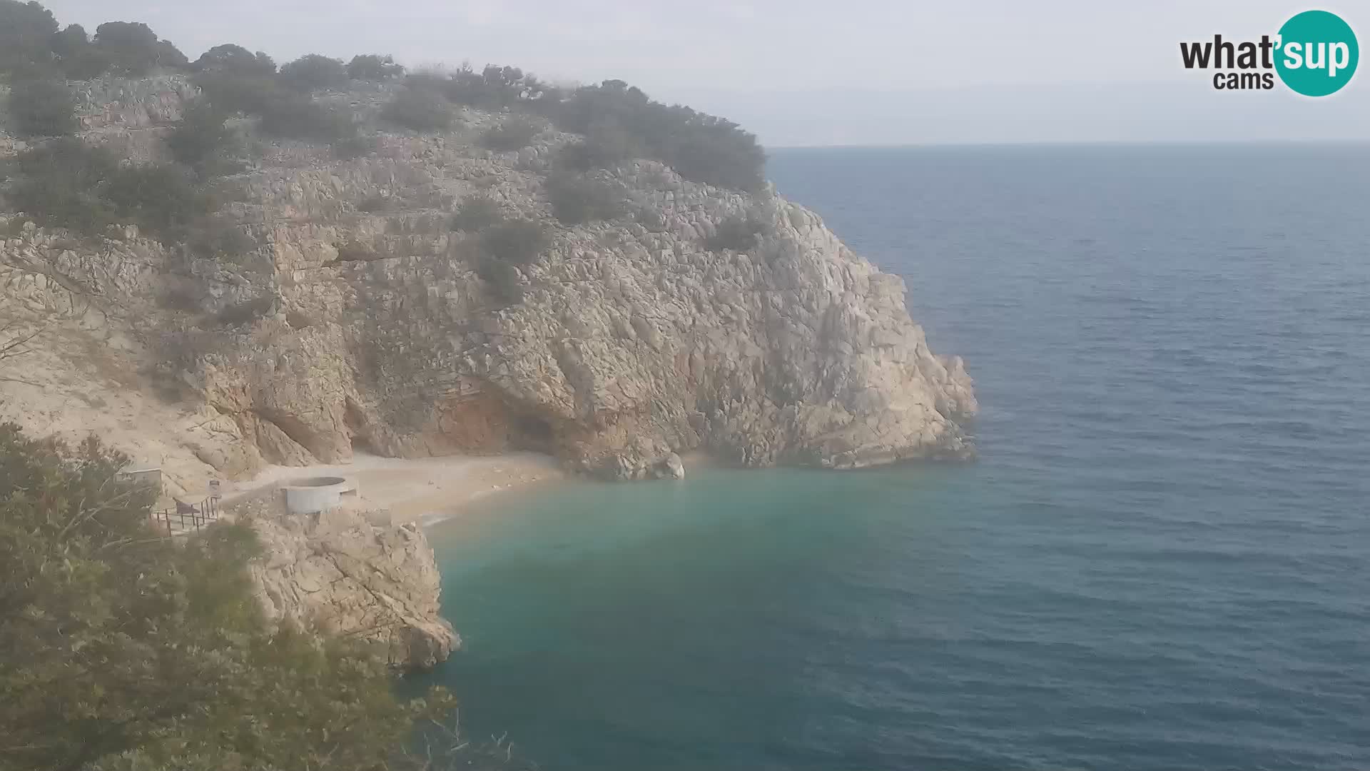 Webcam Bersezio spiaggia – Draga di Moschiena – Croazia