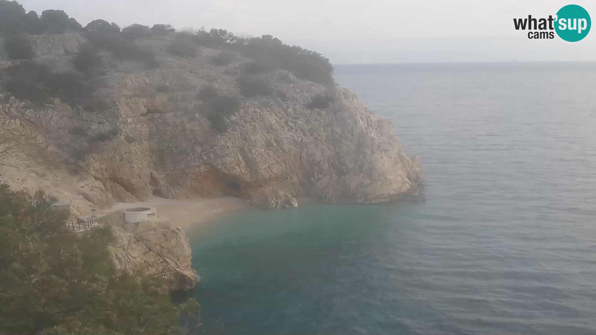Webcam Bersezio spiaggia – Draga di Moschiena – Croazia