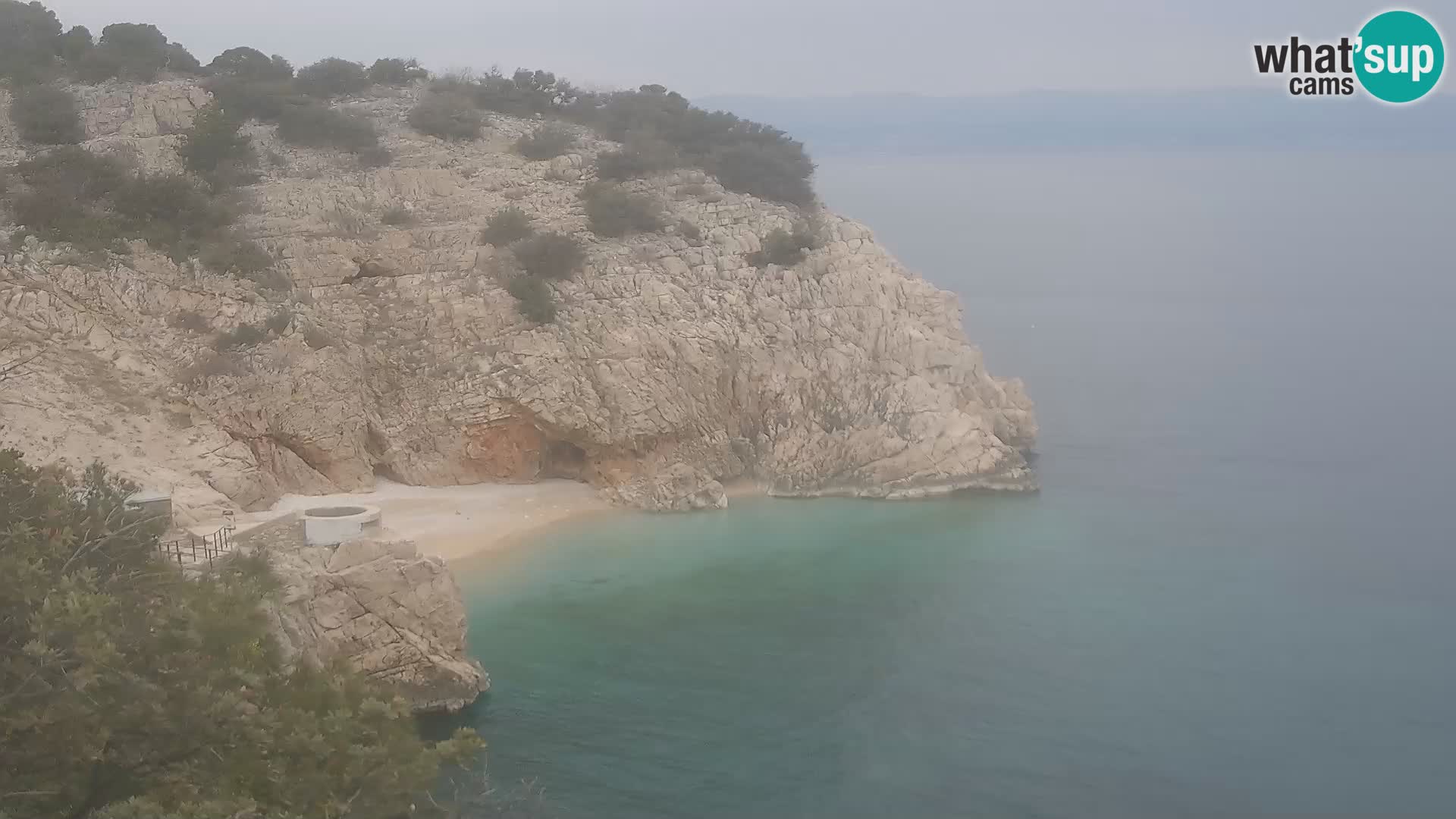 Webcam Brseč Strand – Mošćenička Draga – Kroatien