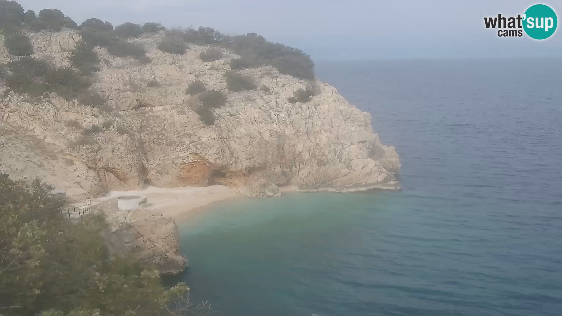 Web kamera plaže Brseč – Mošćenička Draga – Hrvatska