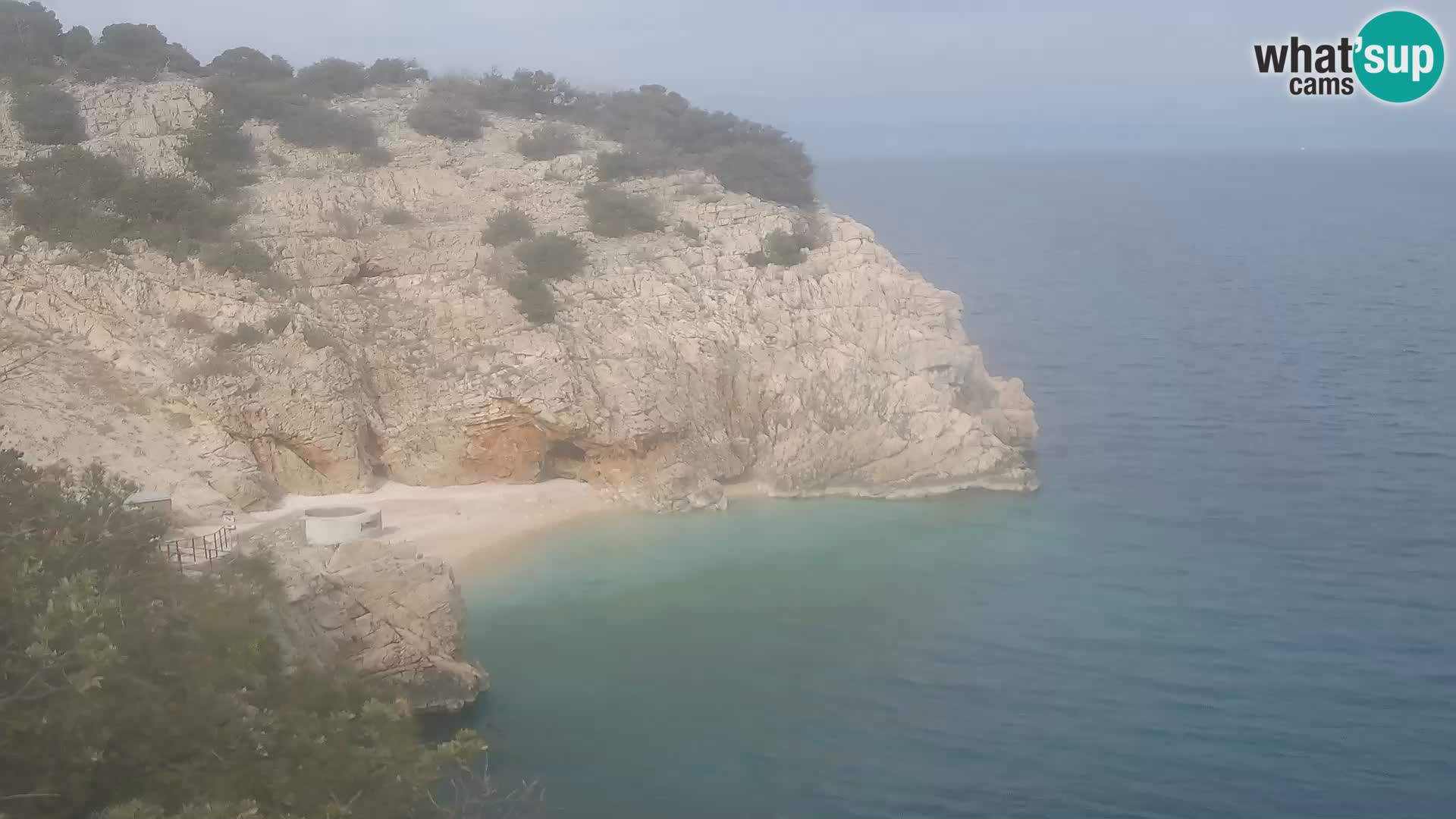 Webcam Bersezio spiaggia – Draga di Moschiena – Croazia