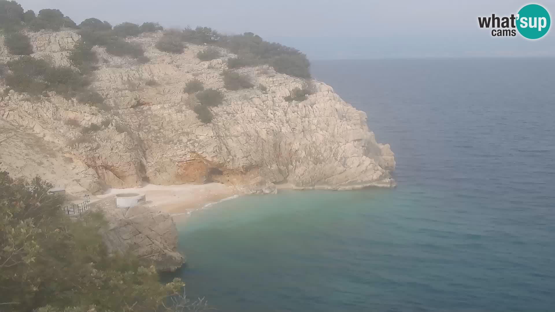 Web kamera plaže Brseč – Mošćenička Draga – Hrvatska