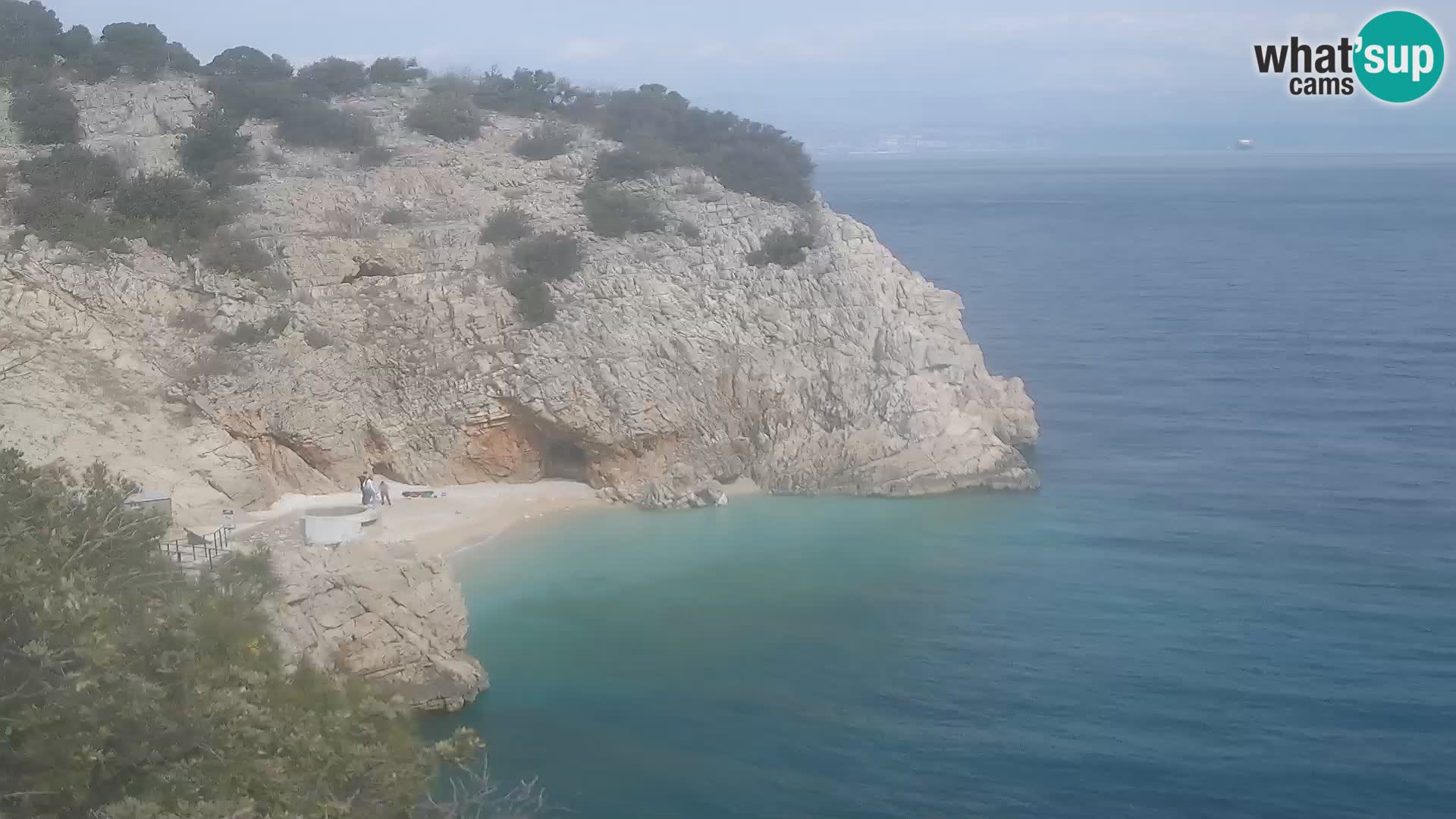 Webcam Brseč beach – Mošćenička Draga – Croatia