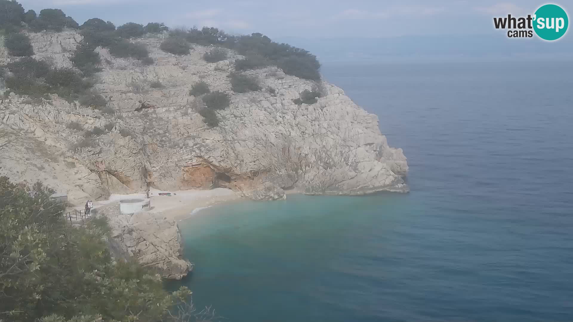 Webcam Brseč beach – Mošćenička Draga – Croatia