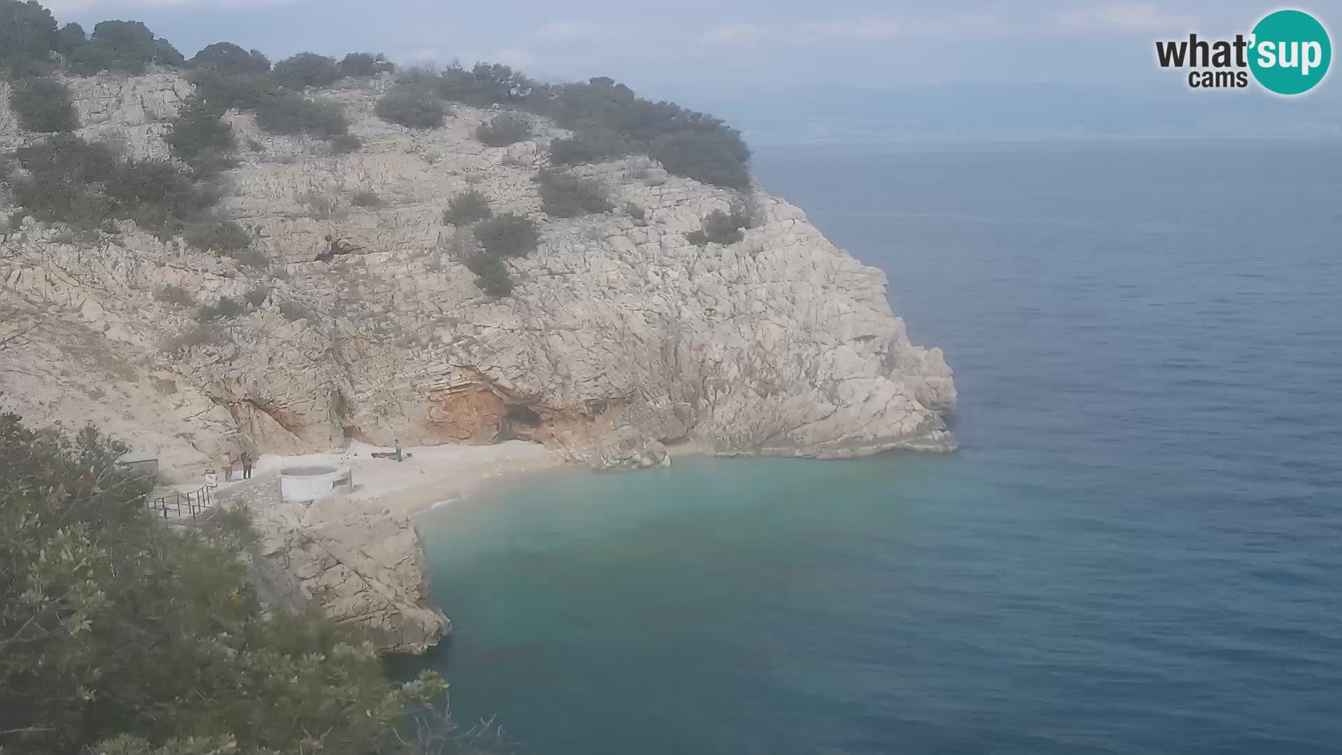 Webcam Brseč beach – Mošćenička Draga – Croatia