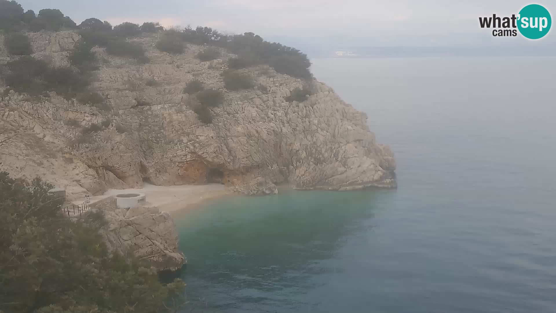 Webcam Brseč beach – Mošćenička Draga – Croatia