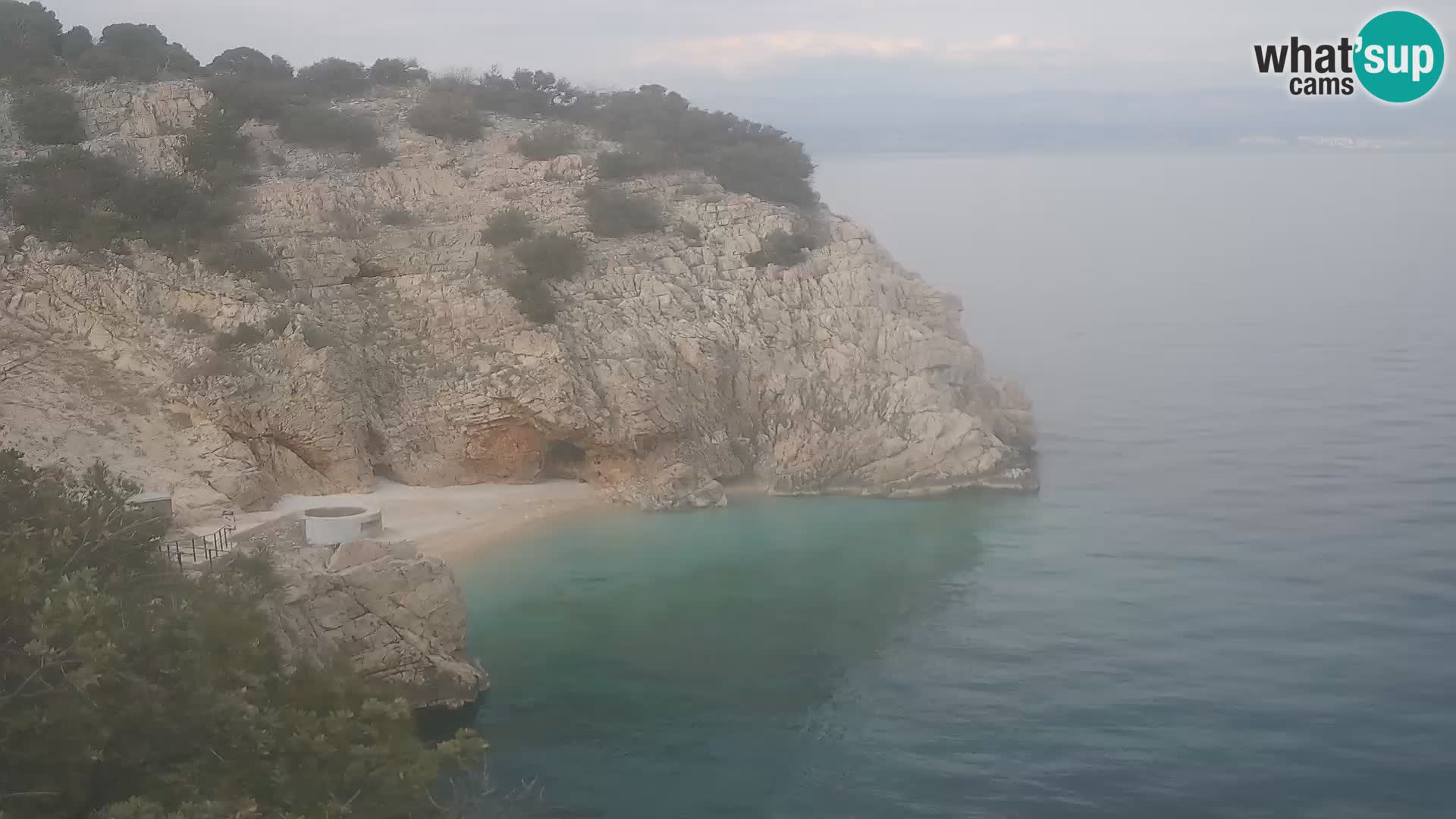 Webcam Brseč Strand – Mošćenička Draga – Kroatien