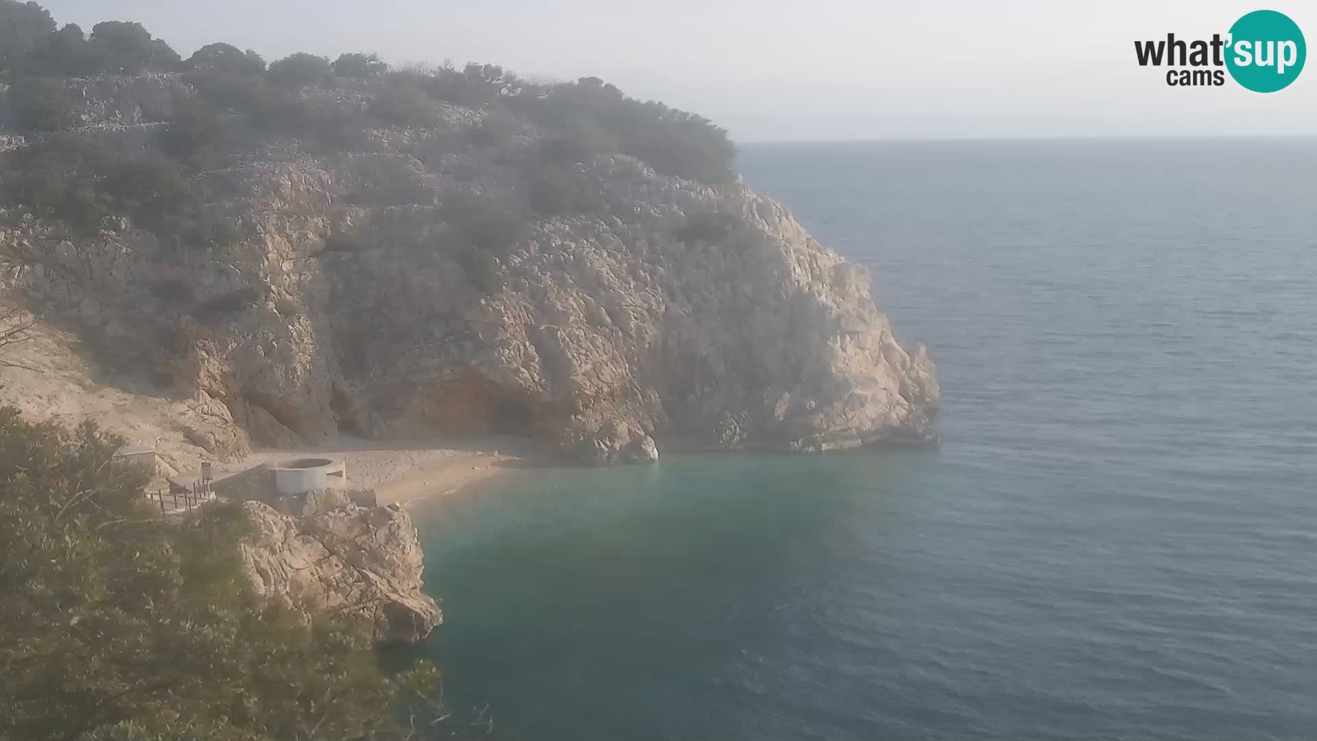 Webcam Brseč Strand – Mošćenička Draga – Kroatien