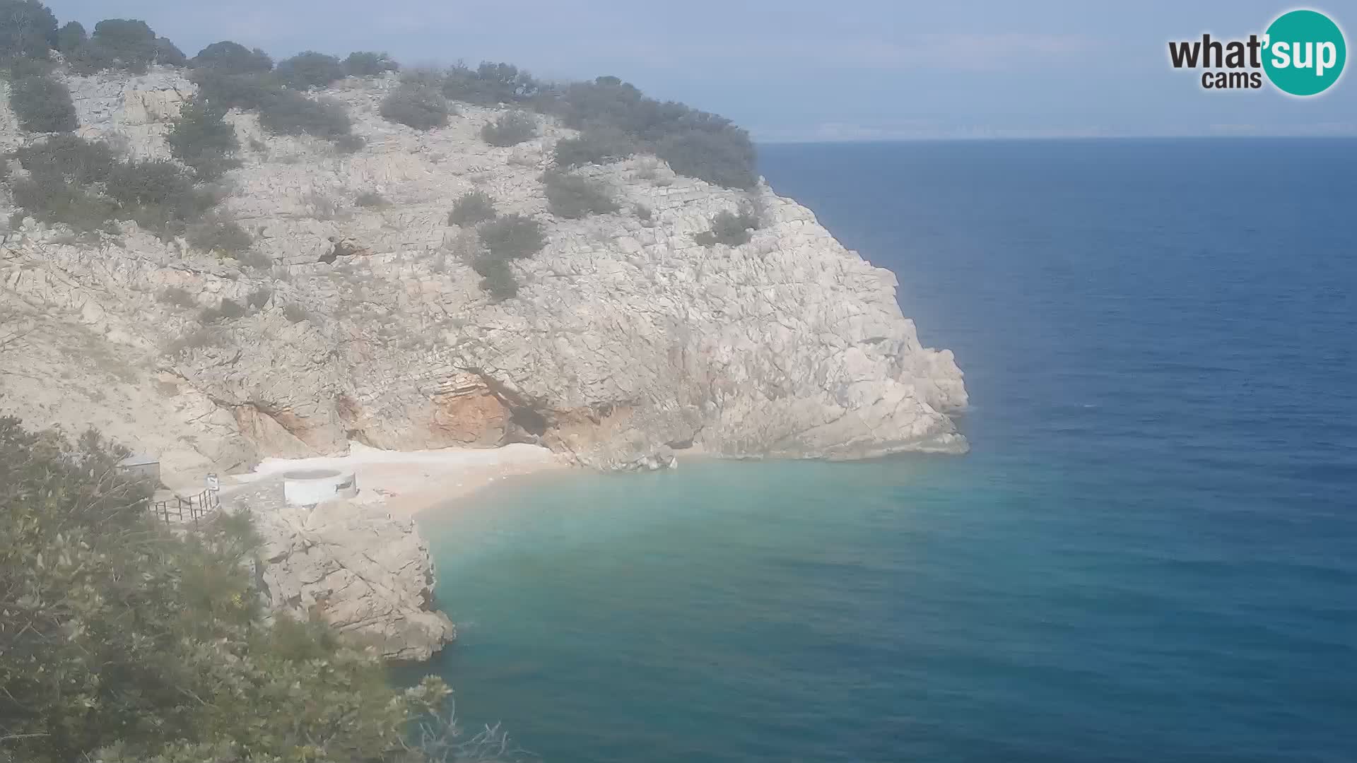 Web kamera plaže Brseč – Mošćenička Draga – Hrvatska