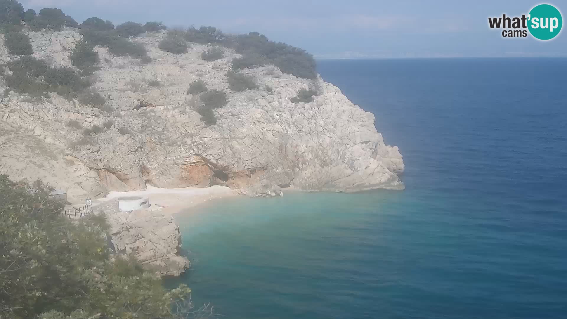 Webcam Bersezio spiaggia – Draga di Moschiena – Croazia