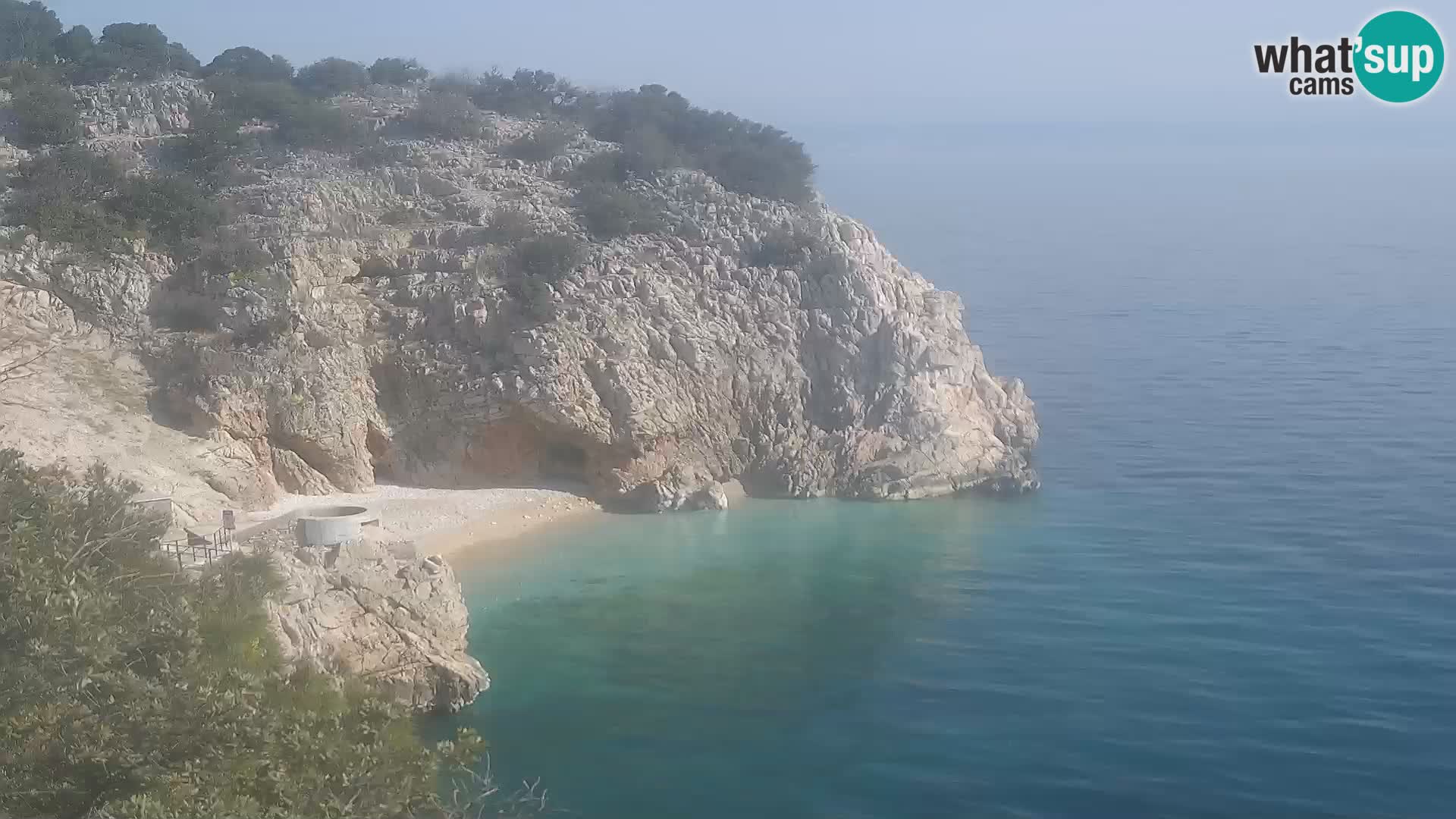 Webcam Brseč Strand – Mošćenička Draga – Kroatien