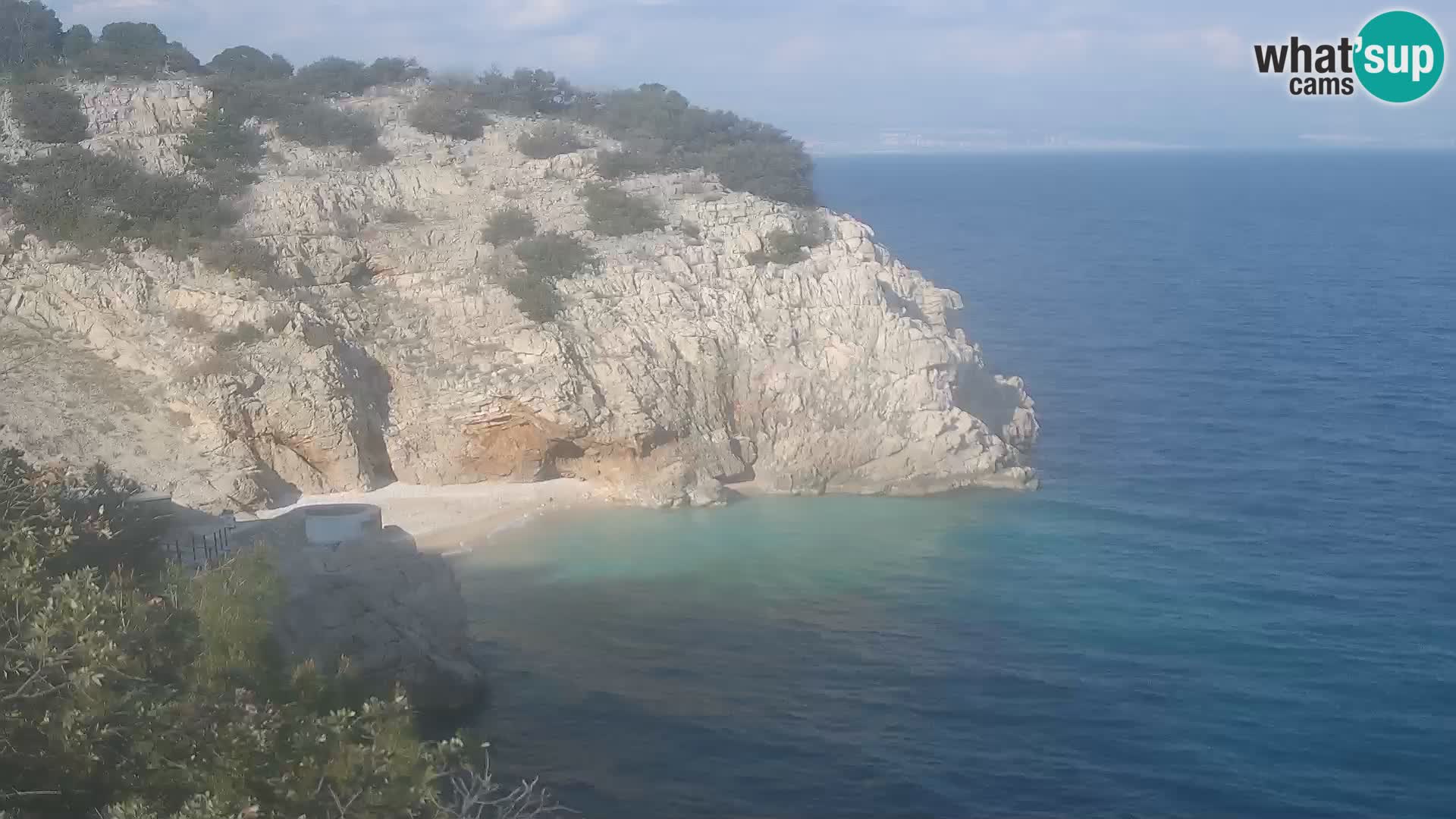 Webcam Bersezio spiaggia – Draga di Moschiena – Croazia