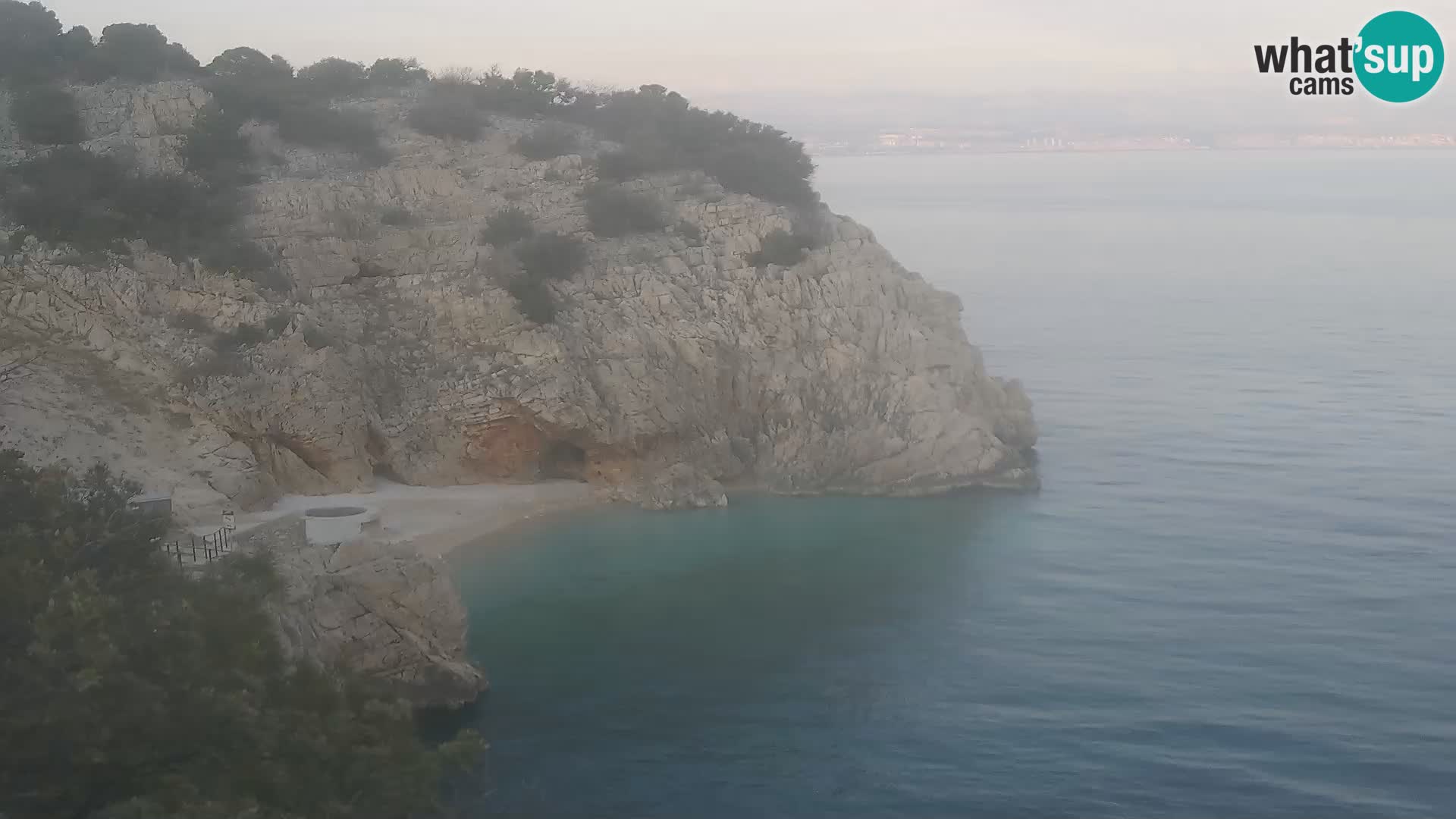 Webcam Bersezio spiaggia – Draga di Moschiena – Croazia