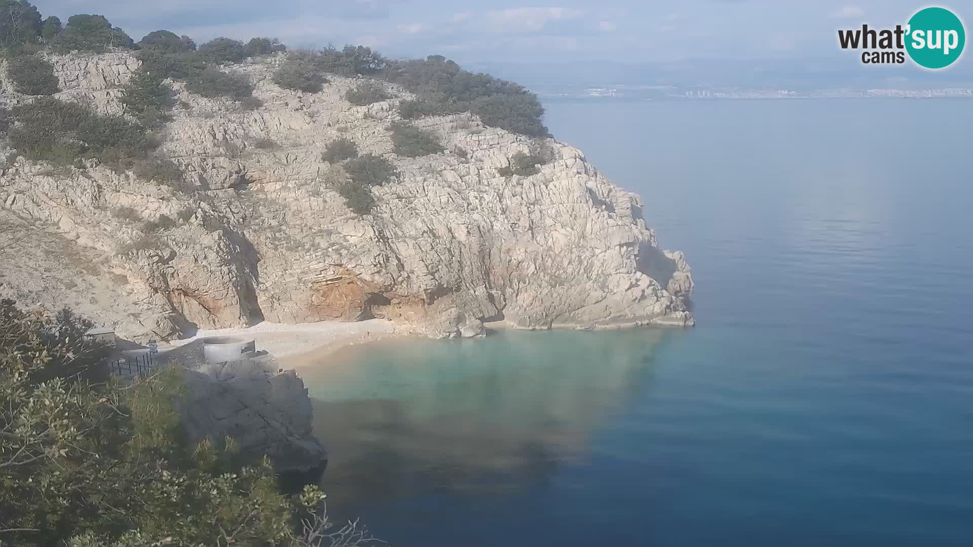Webcam Bersezio spiaggia – Draga di Moschiena – Croazia
