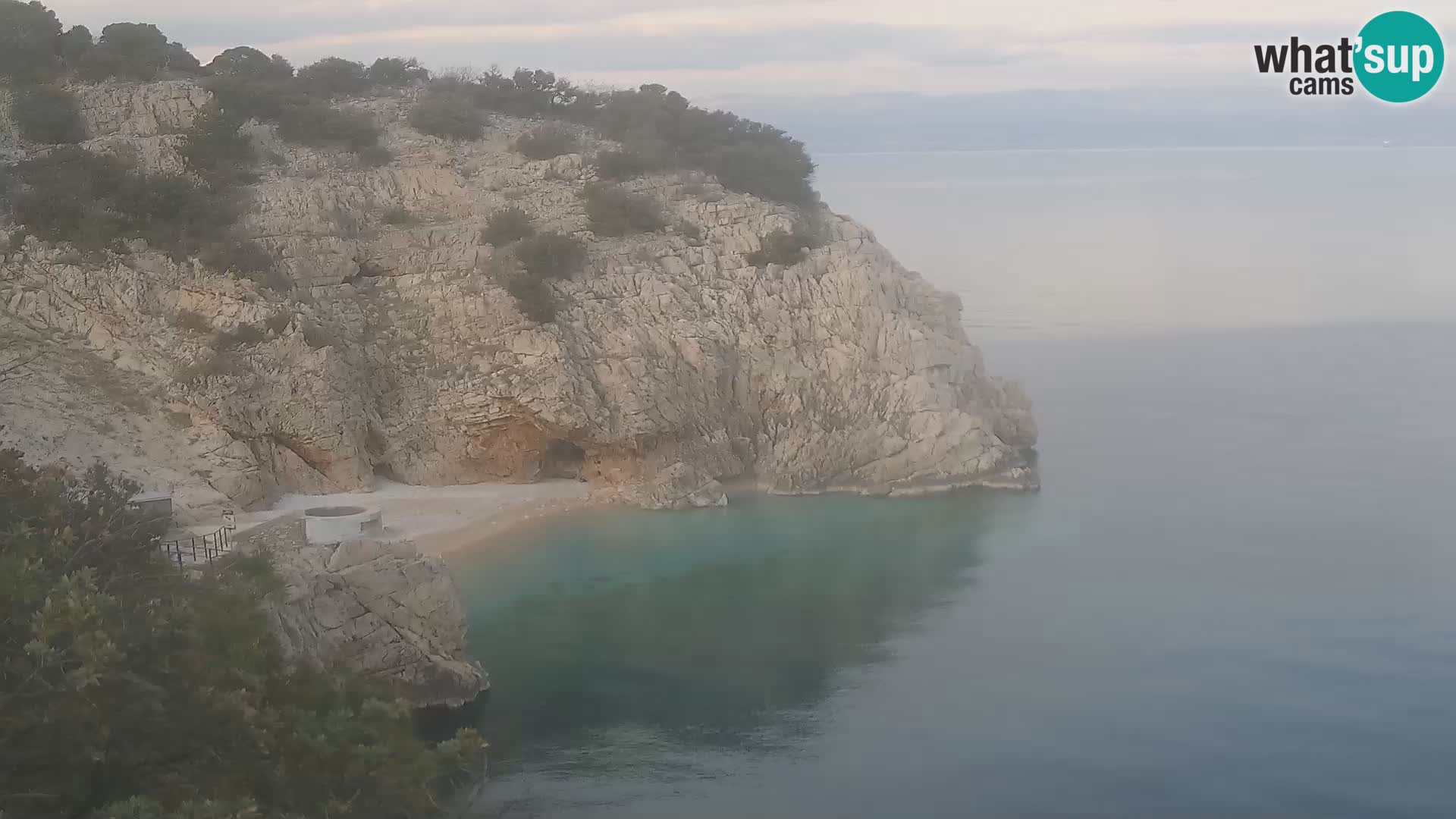 Webcam Brseč beach – Mošćenička Draga – Croatia