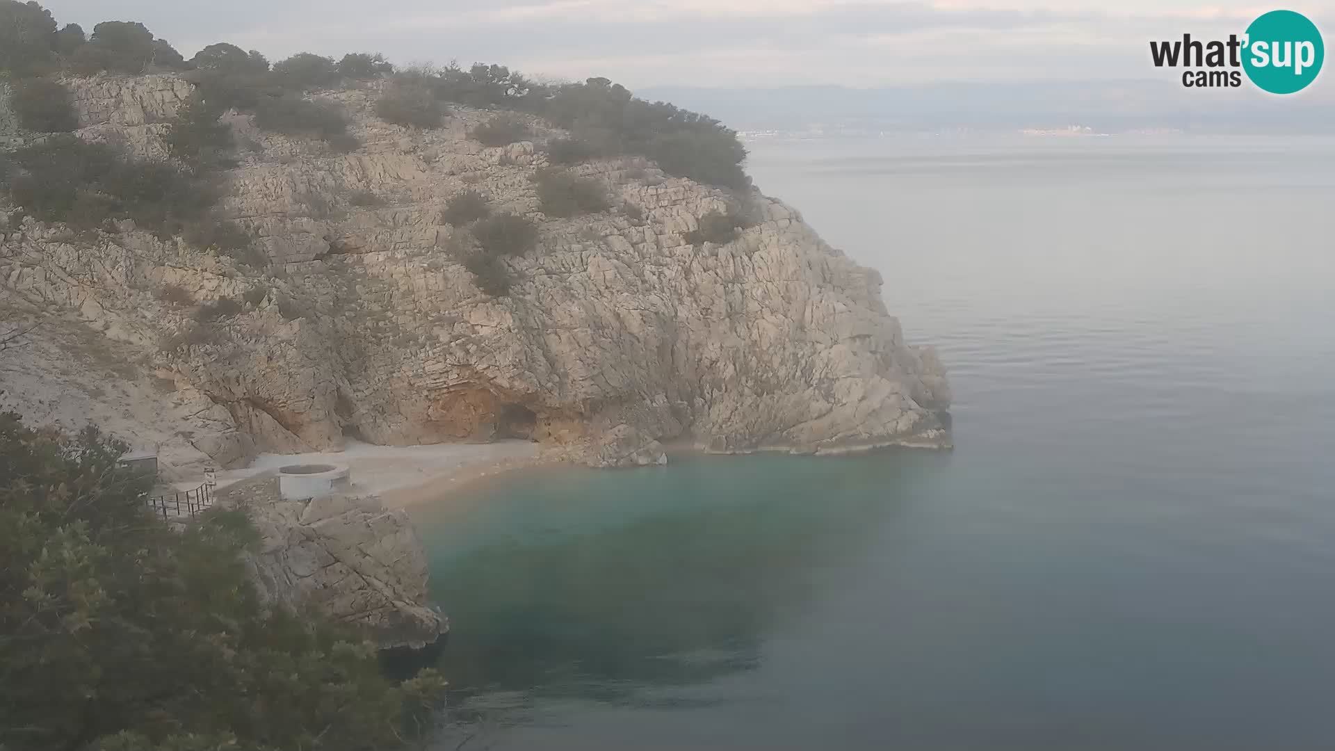 Webcam Brseč beach – Mošćenička Draga – Croatia