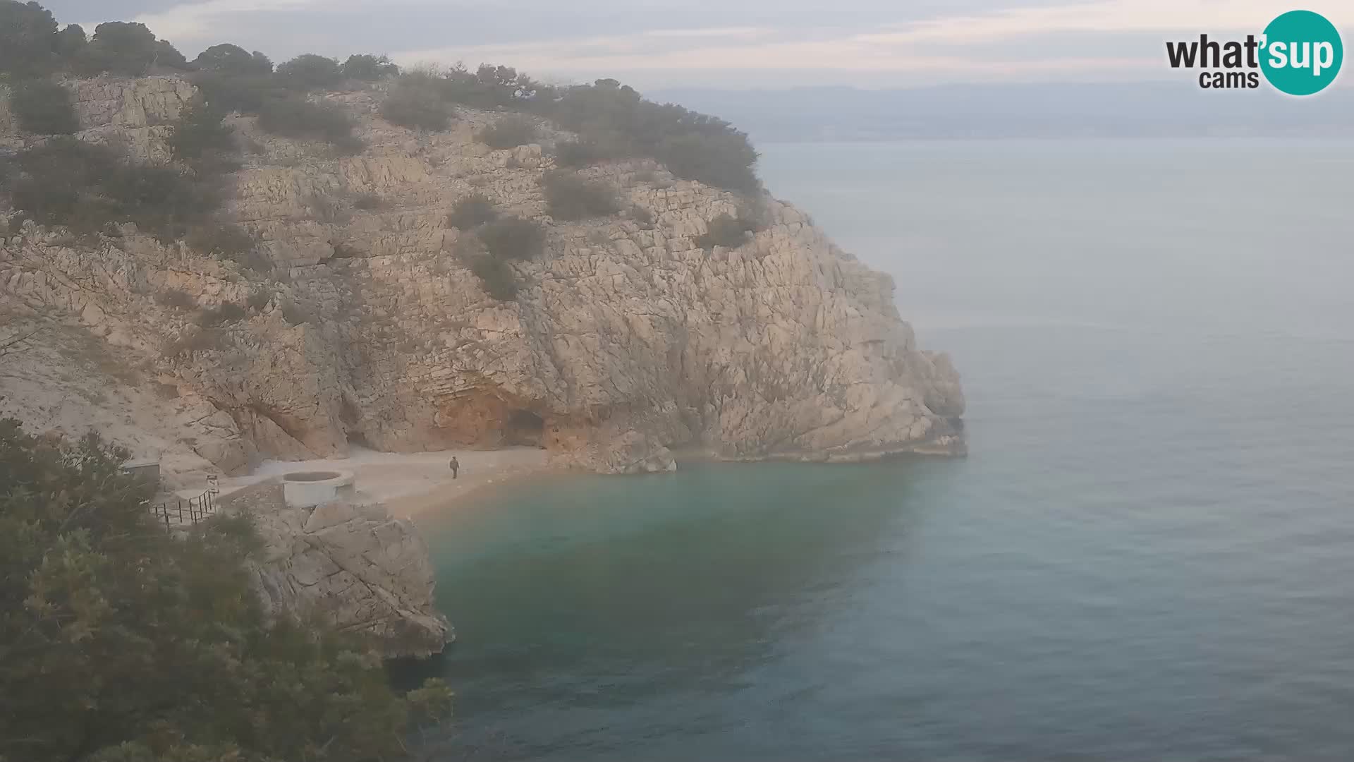 Webcam Brseč beach – Mošćenička Draga – Croatia