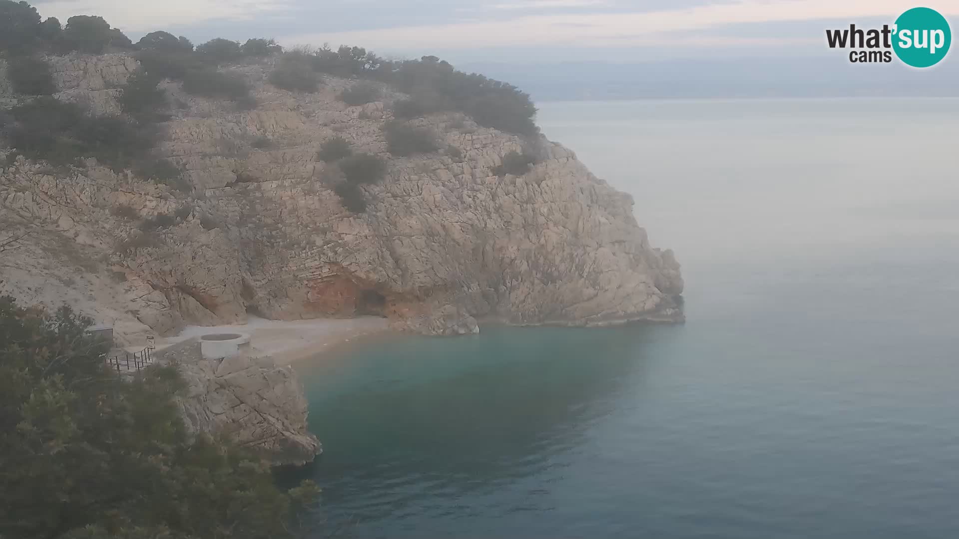 Webcam Brseč beach – Mošćenička Draga – Croatia