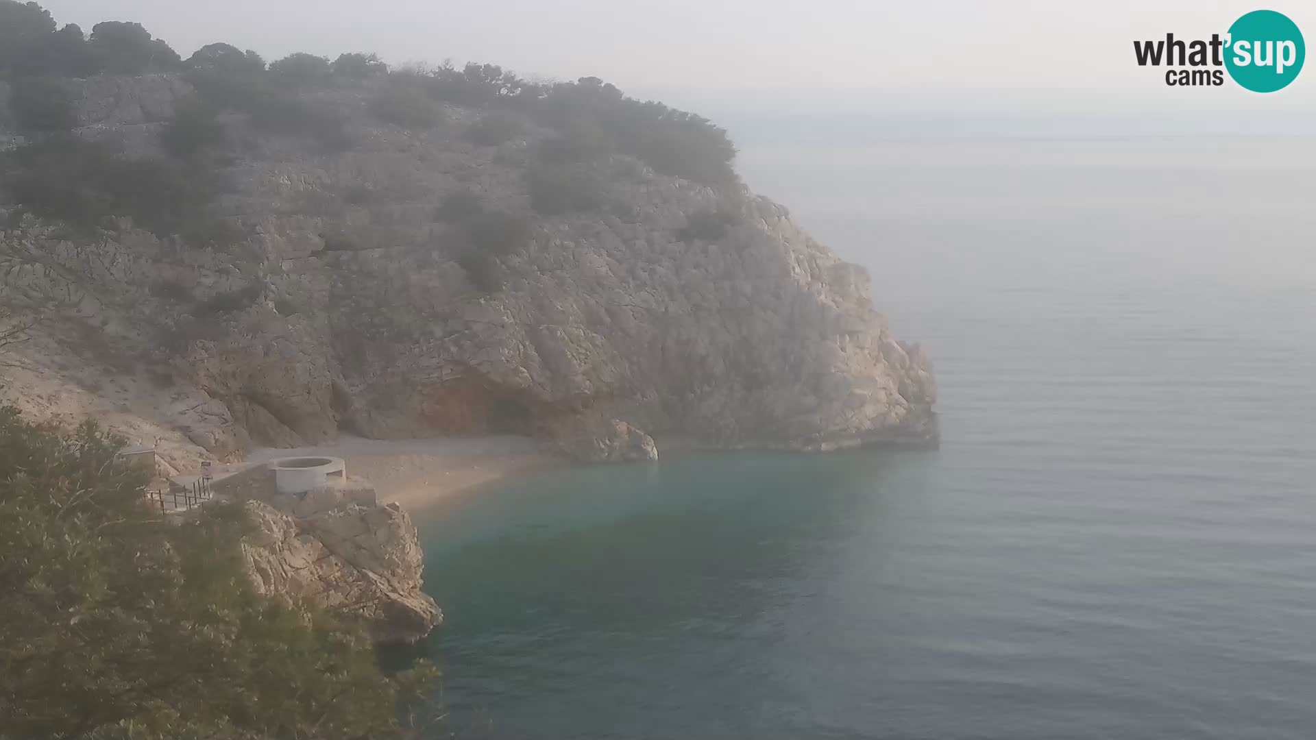 Web kamera plaže Brseč – Mošćenička Draga – Hrvatska