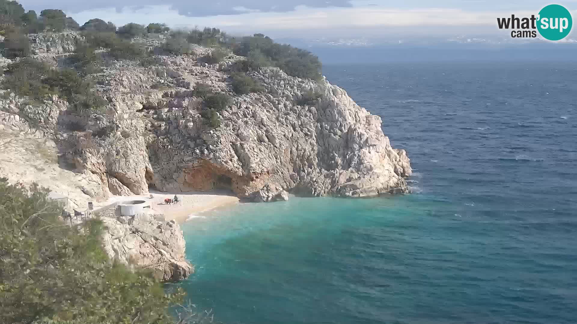 Webcam Brseč Strand – Mošćenička Draga – Kroatien