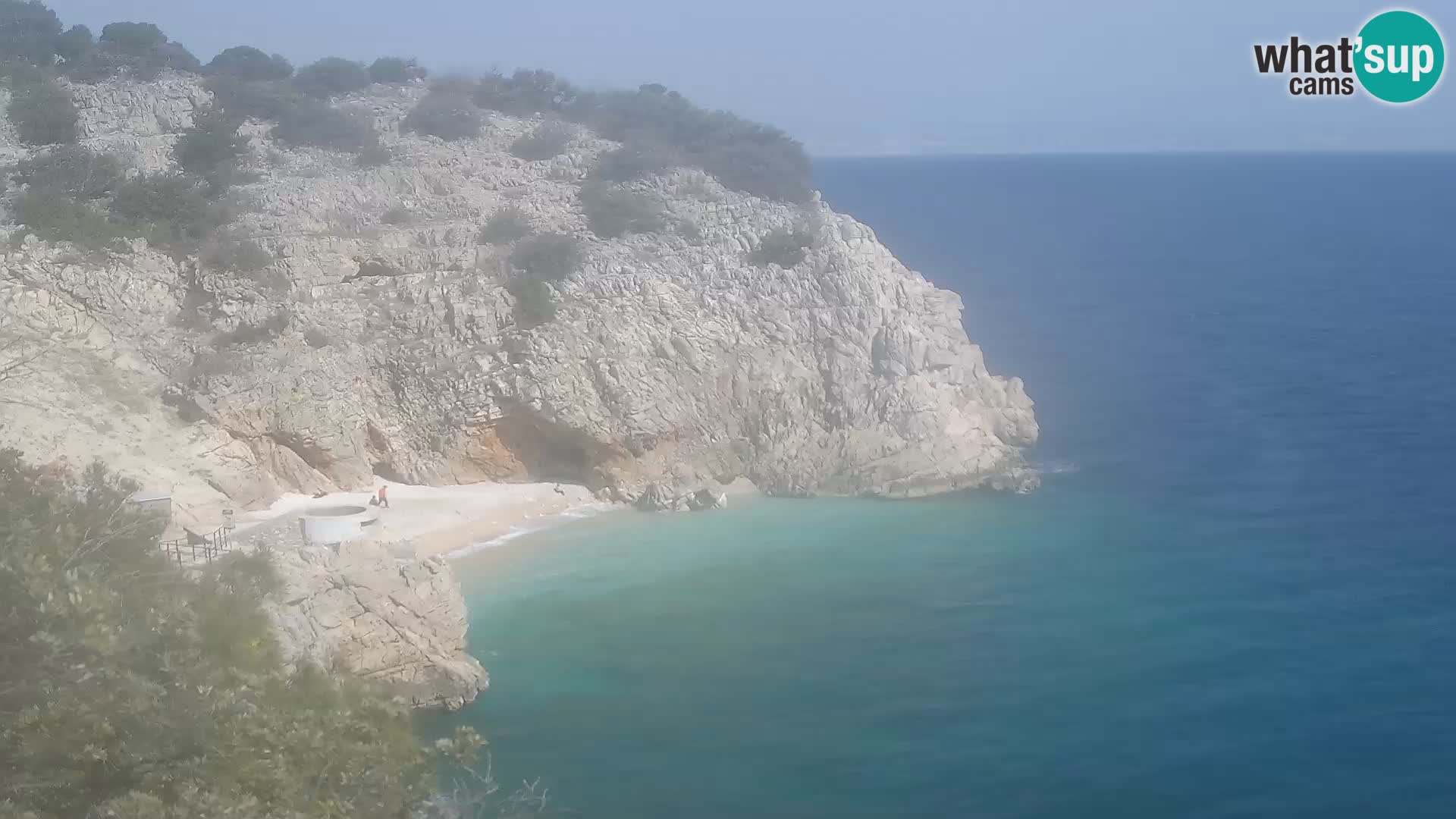 Webcam Brseč Strand – Mošćenička Draga – Kroatien
