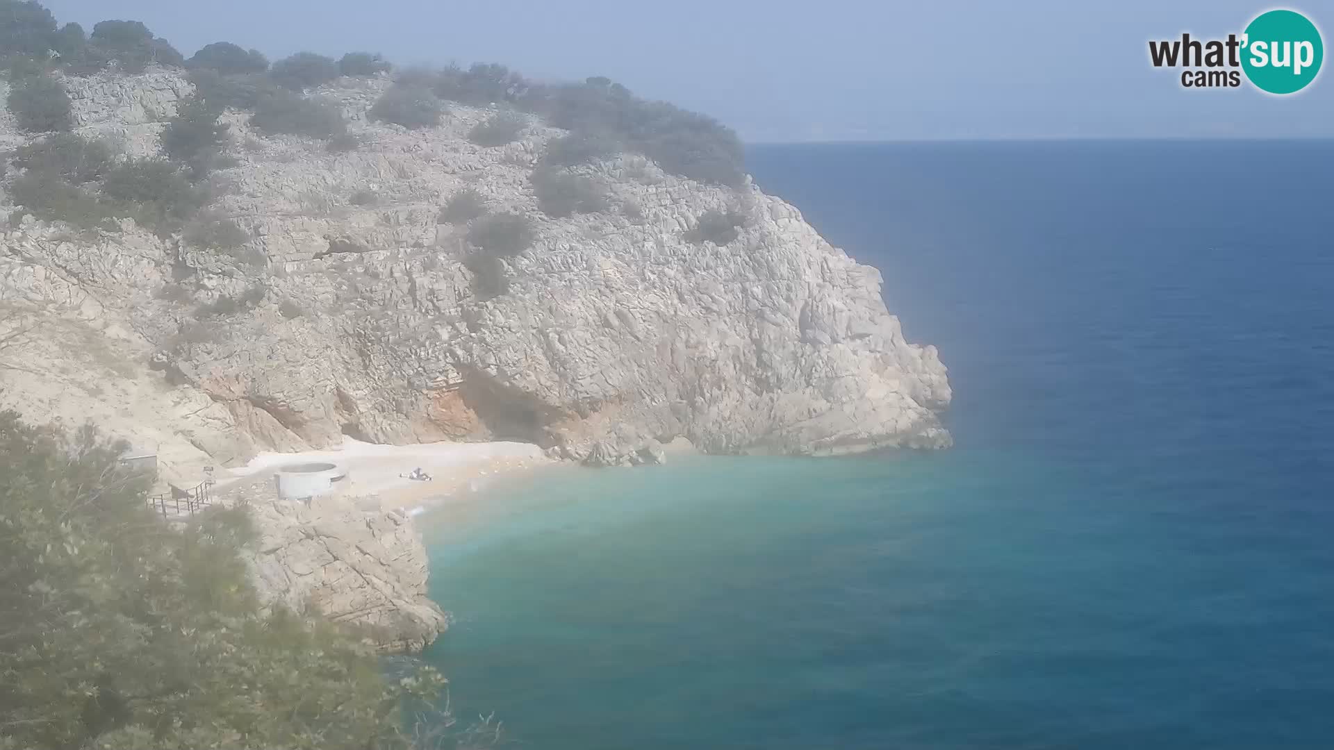 Webcam Brseč beach – Mošćenička Draga – Croatia