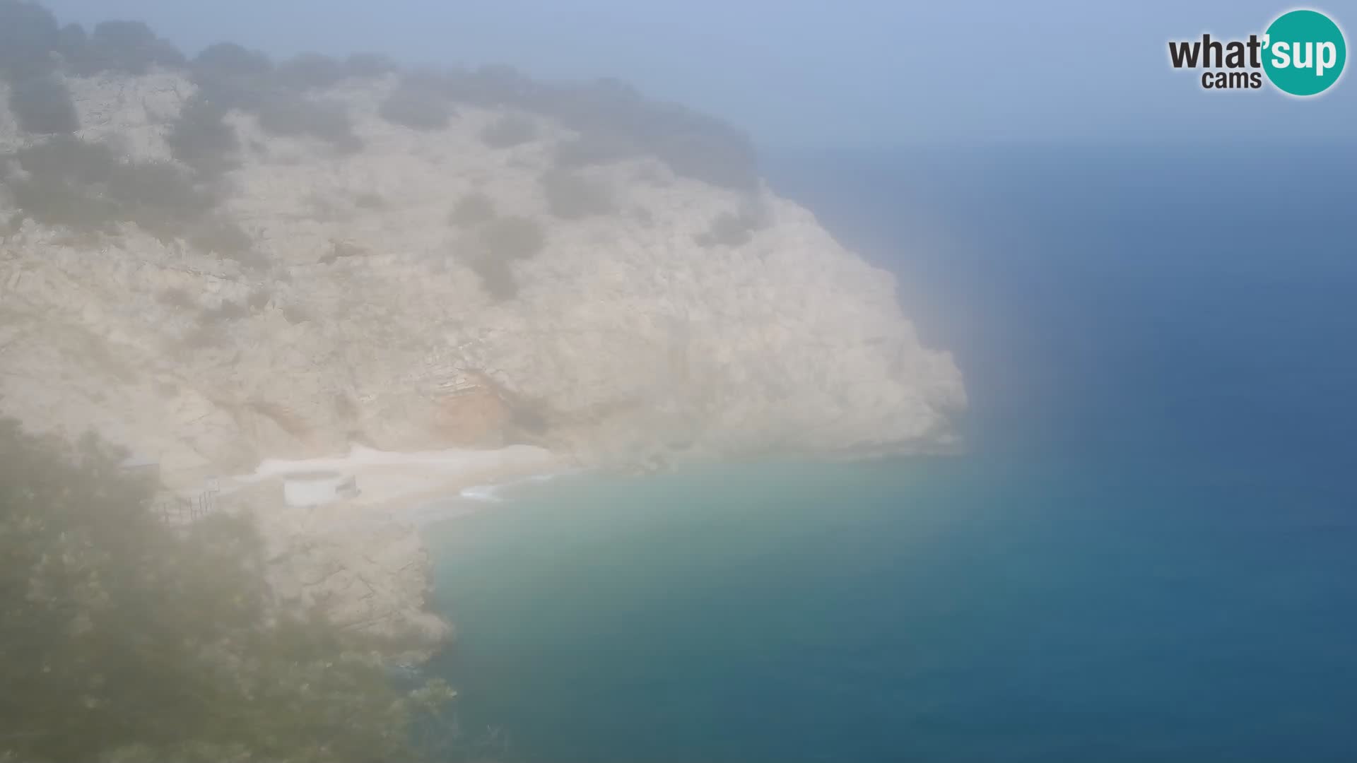 Webcam Bersezio spiaggia – Draga di Moschiena – Croazia