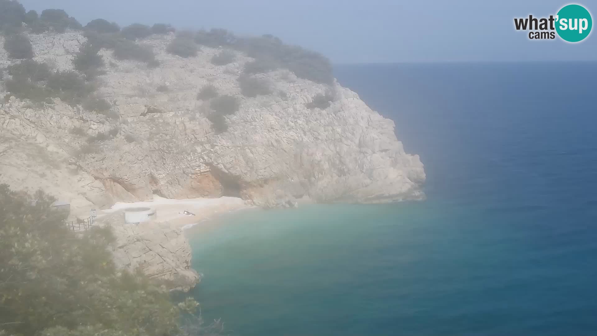 Webcam Bersezio spiaggia – Draga di Moschiena – Croazia