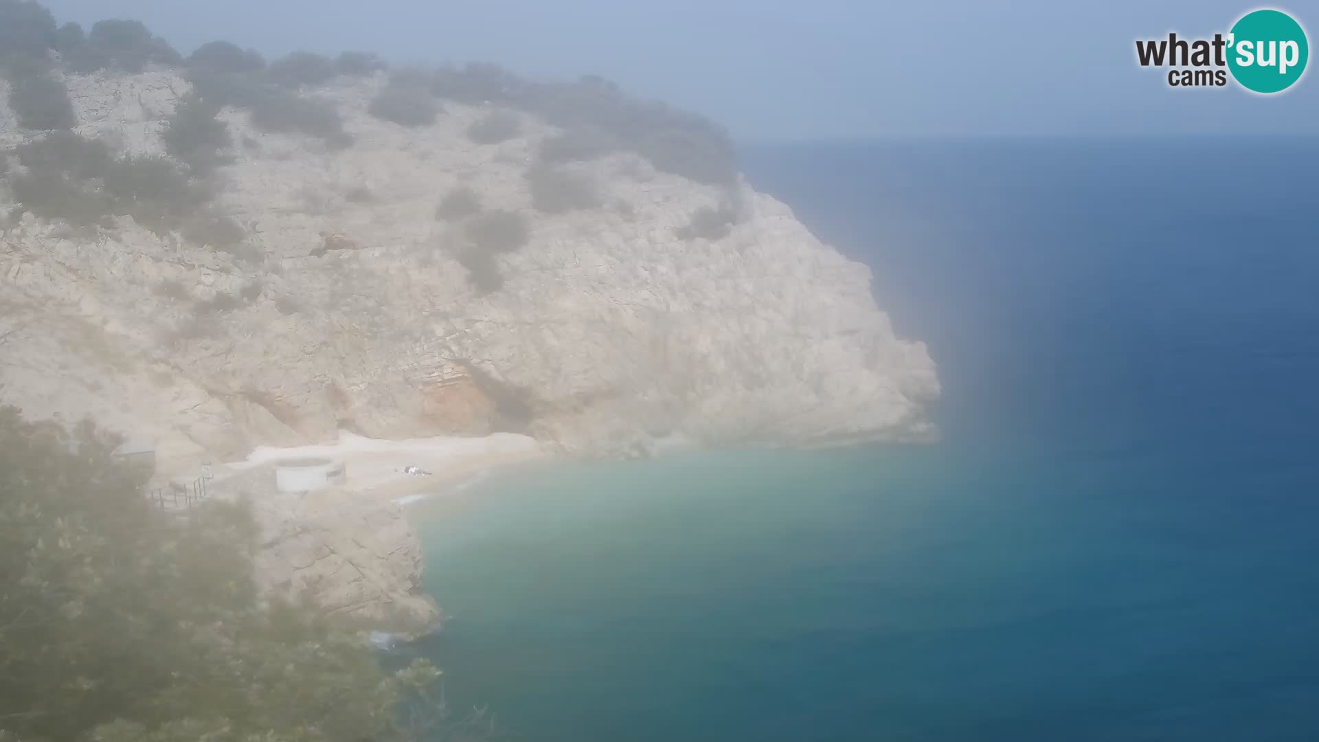 Webcam Bersezio spiaggia – Draga di Moschiena – Croazia
