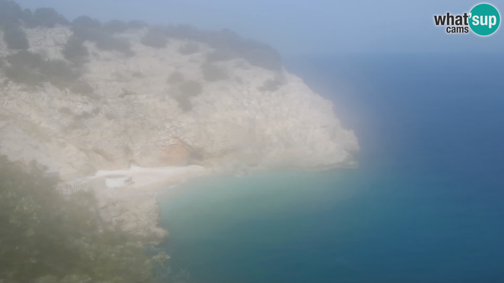 Webcam Brseč beach – Mošćenička Draga – Croatia