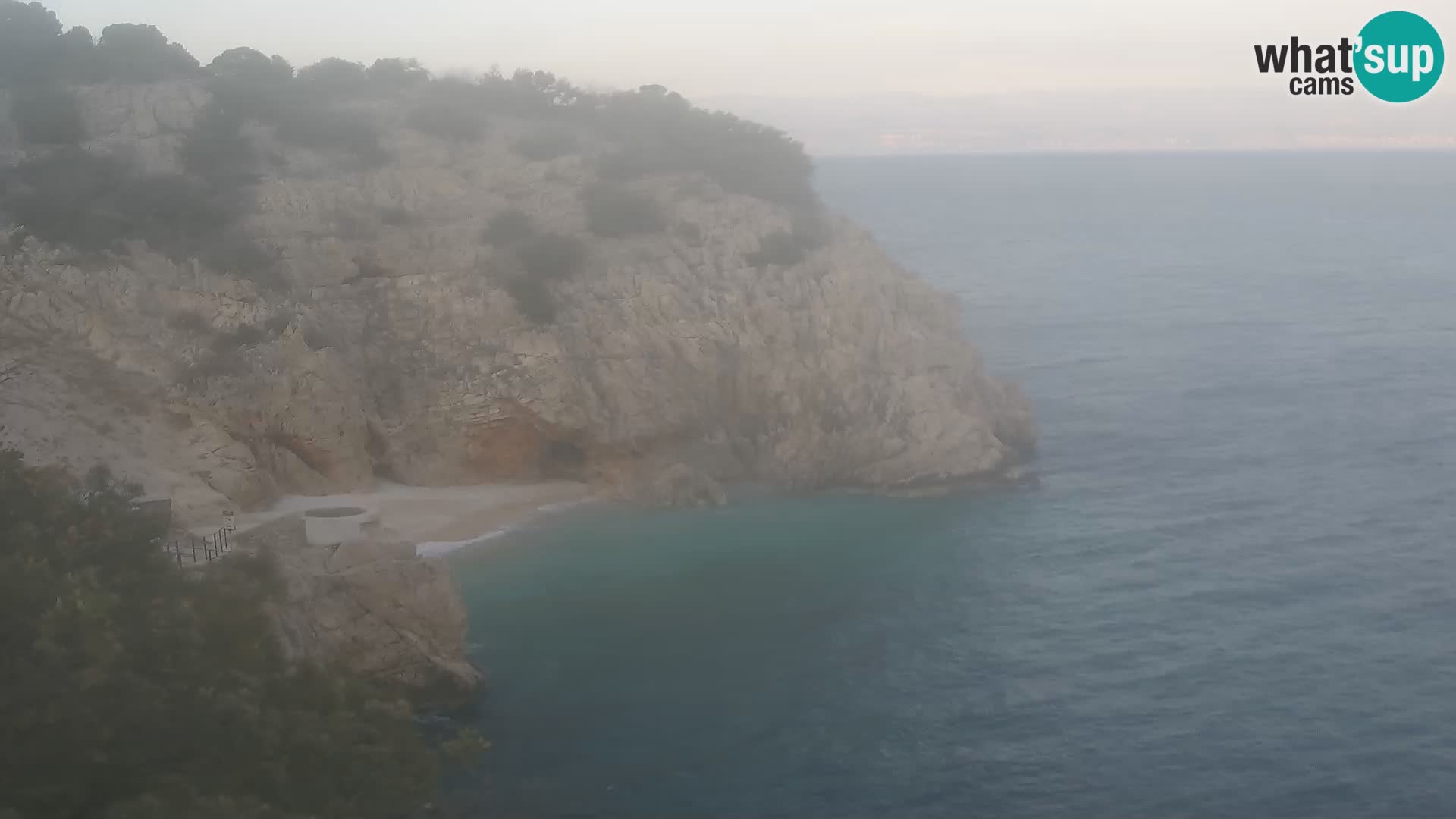 Web kamera plaže Brseč – Mošćenička Draga – Hrvatska