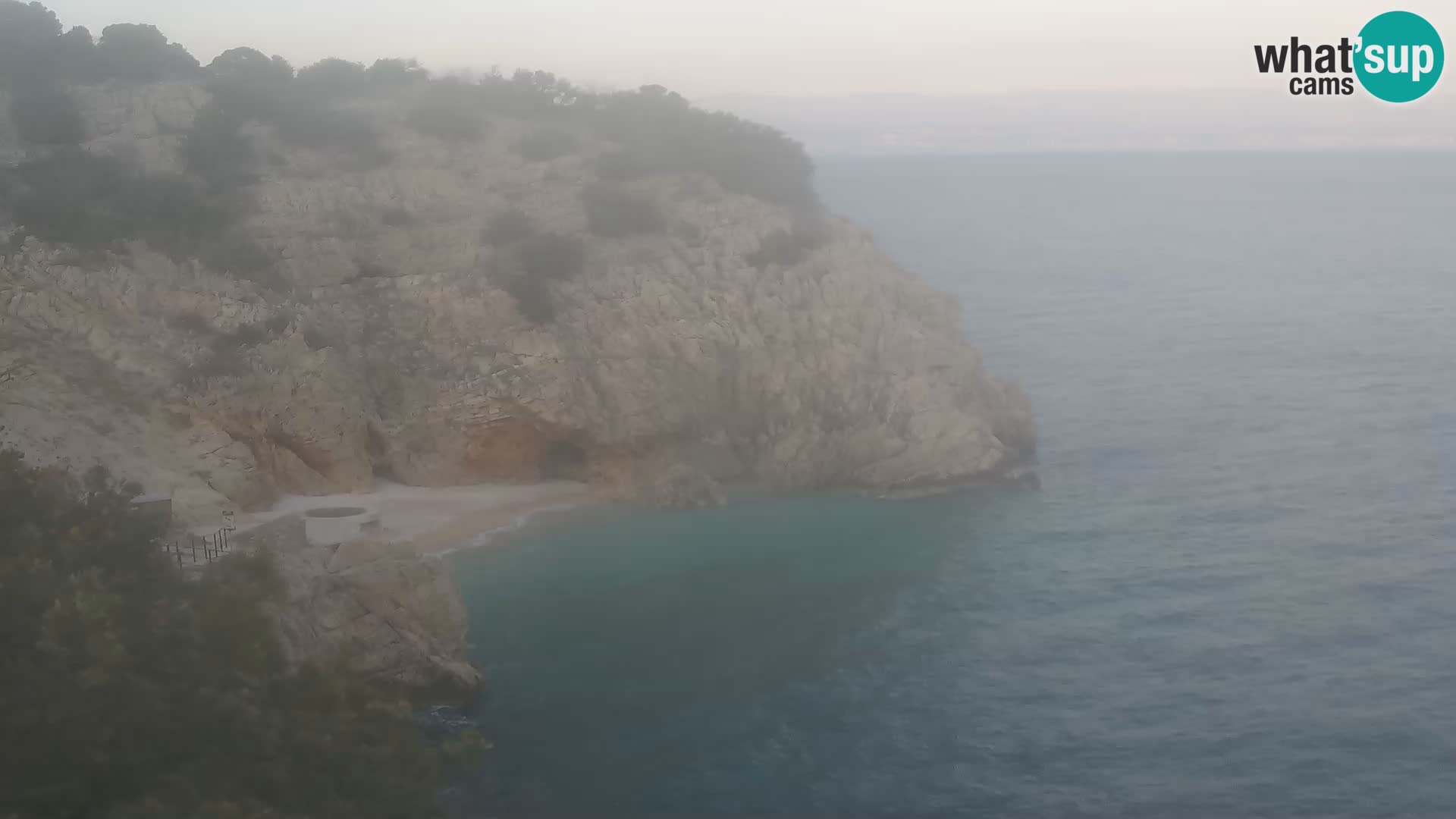 Webcam Brseč beach – Mošćenička Draga – Croatia