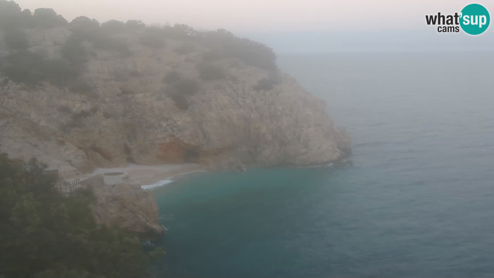 Web kamera plaže Brseč – Mošćenička Draga – Hrvatska