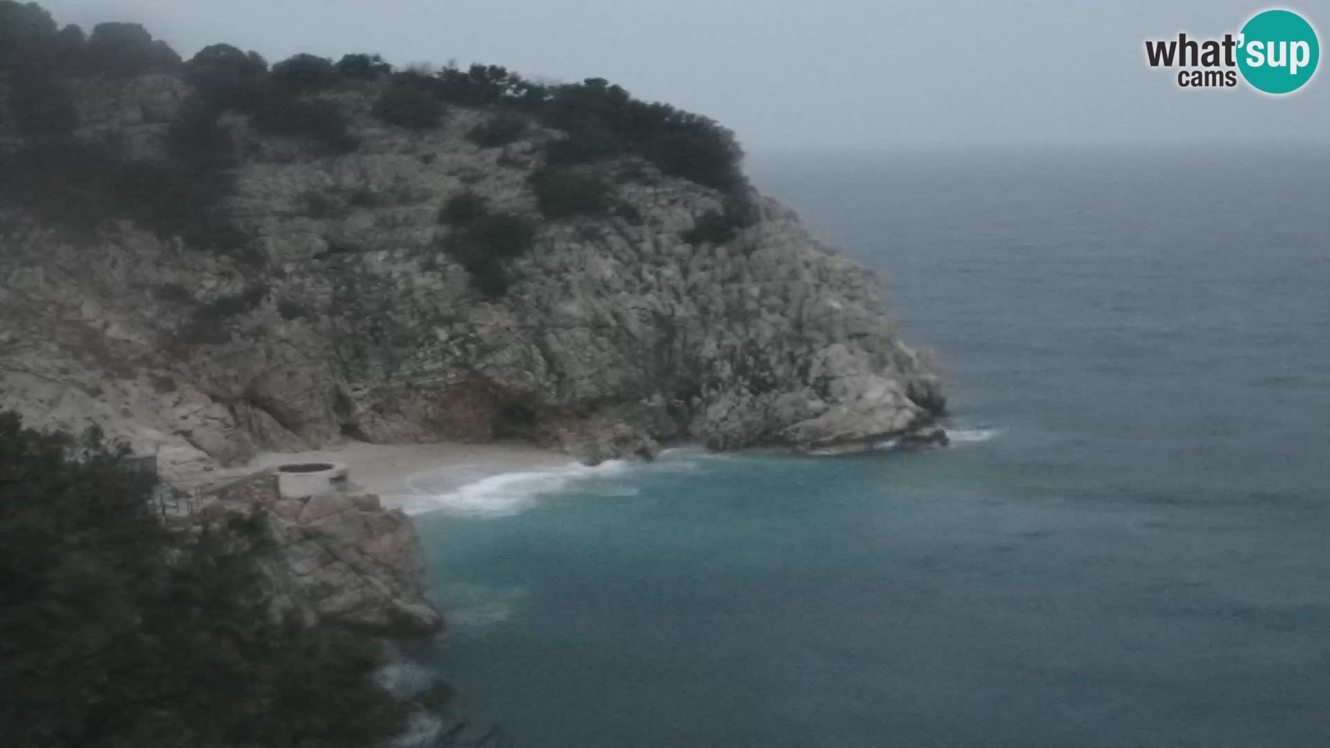 Webcam Bersezio spiaggia – Draga di Moschiena – Croazia