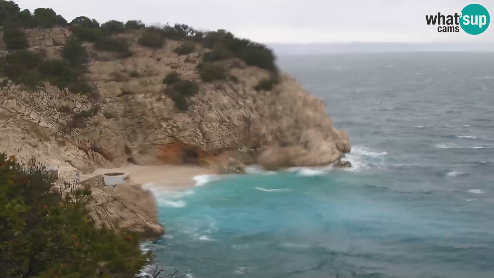 Webcam Brseč Strand – Mošćenička Draga – Kroatien
