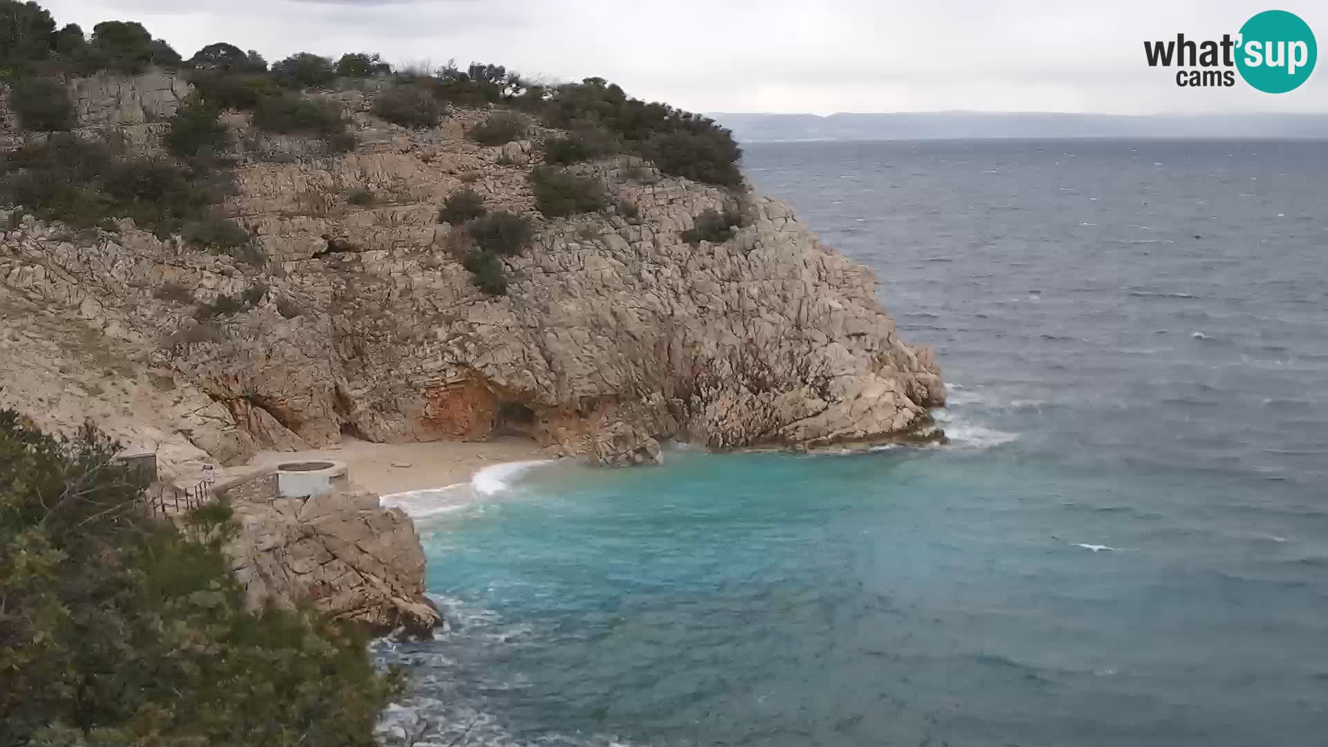 Web kamera plaže Brseč – Mošćenička Draga – Hrvatska