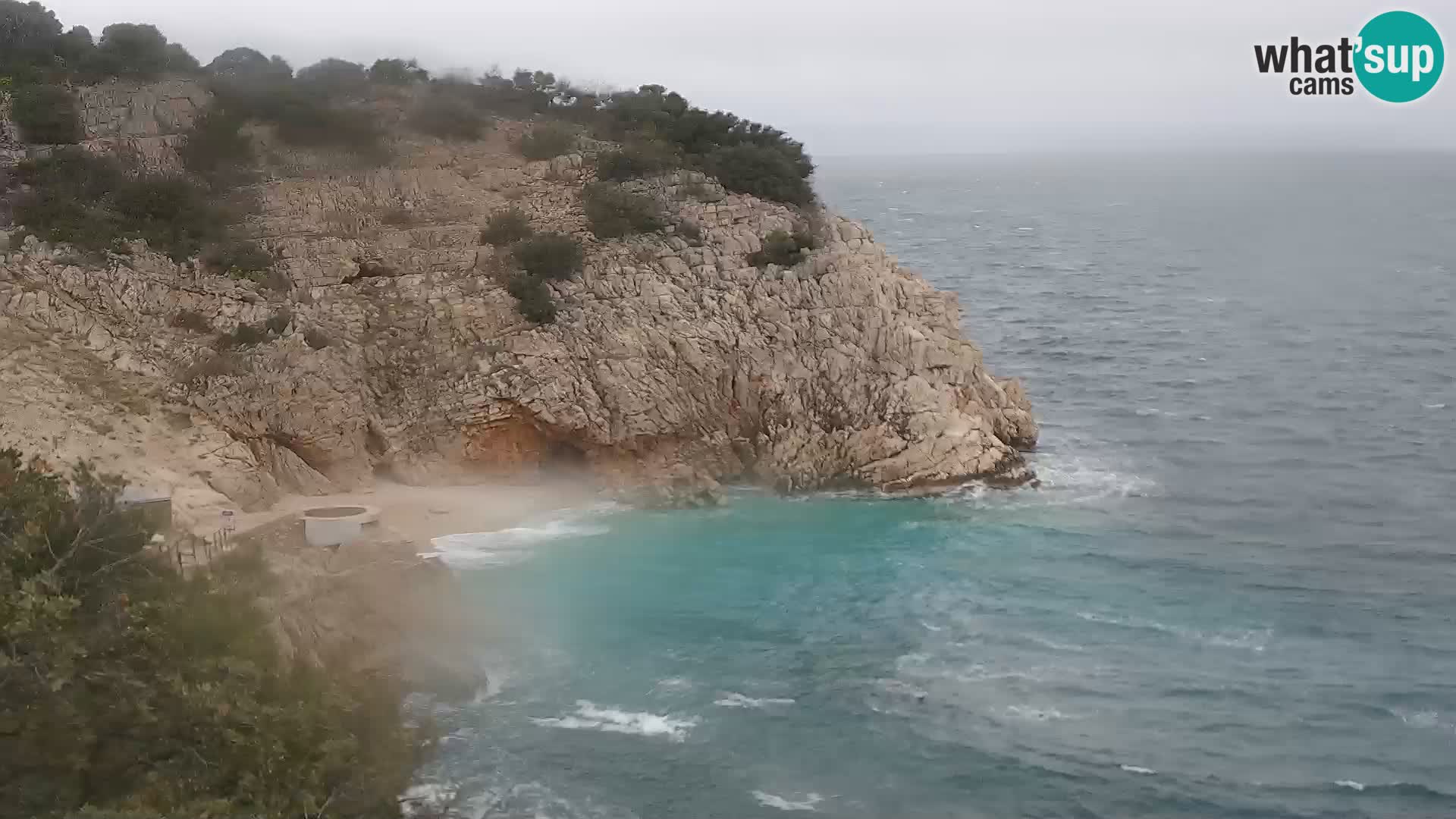 Web kamera plaže Brseč – Mošćenička Draga – Hrvatska