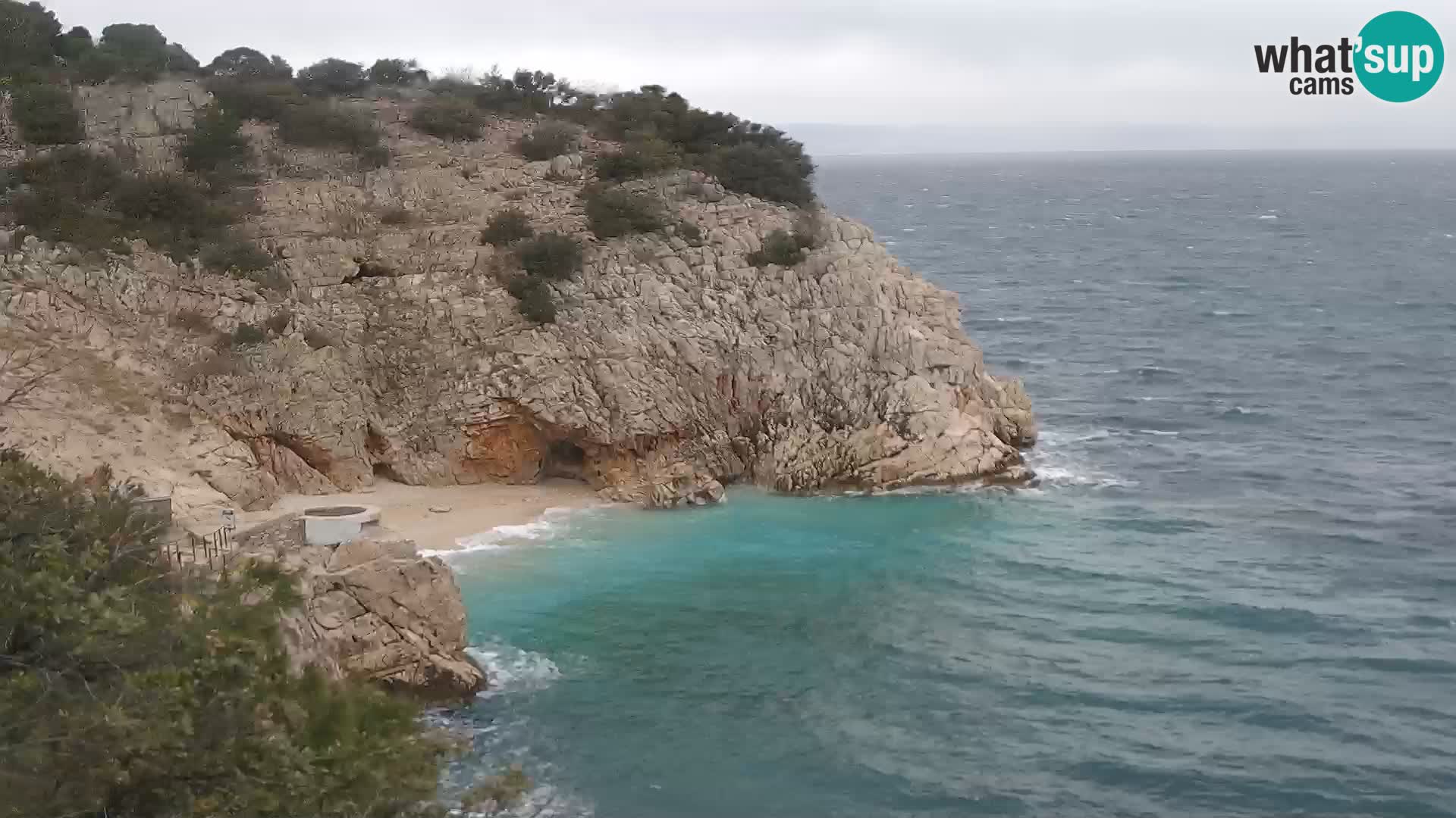 Webcam Brseč Strand – Mošćenička Draga – Kroatien