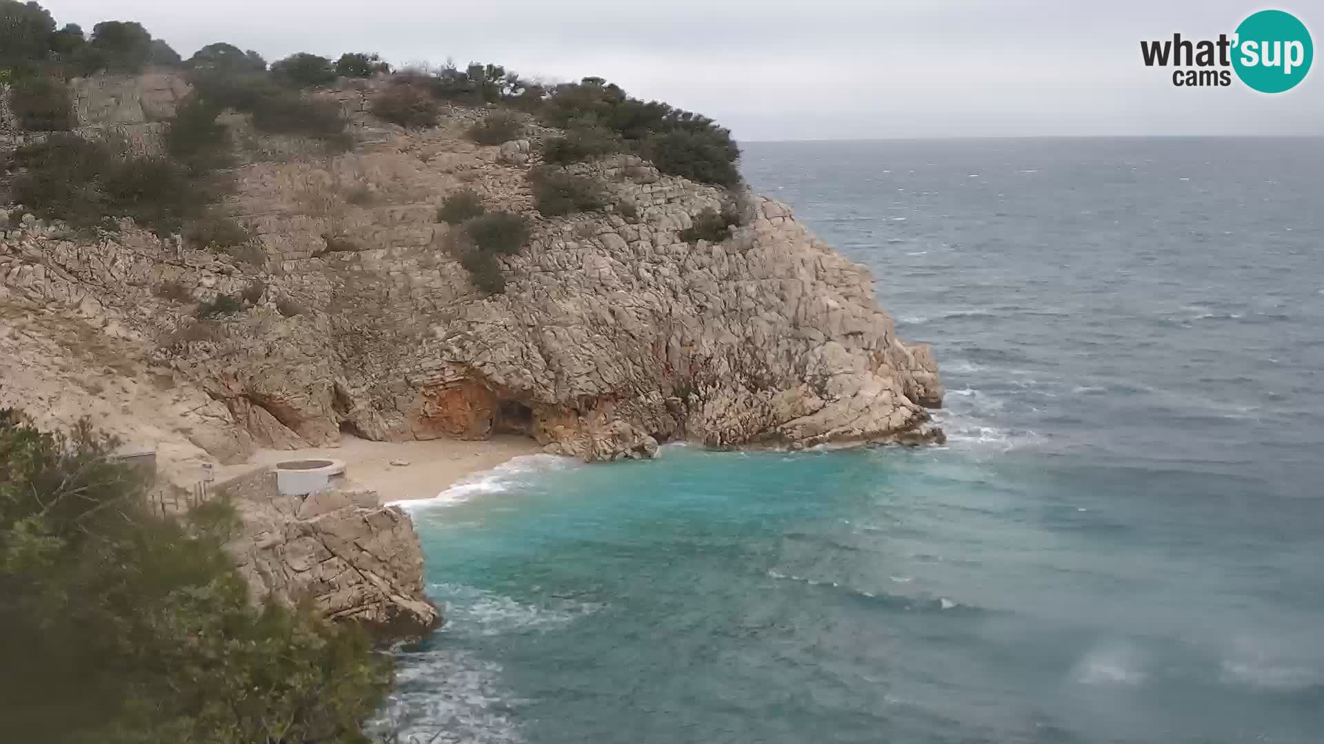 Web kamera plaže Brseč – Mošćenička Draga – Hrvatska