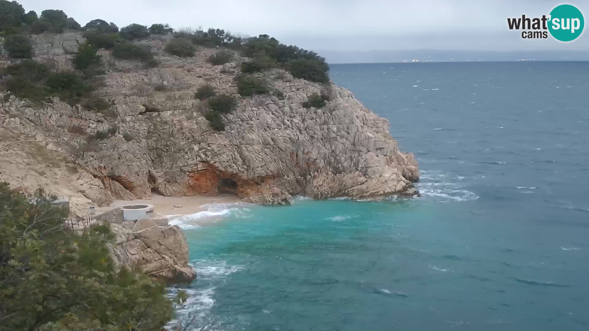 Webcam Brseč Strand – Mošćenička Draga – Kroatien