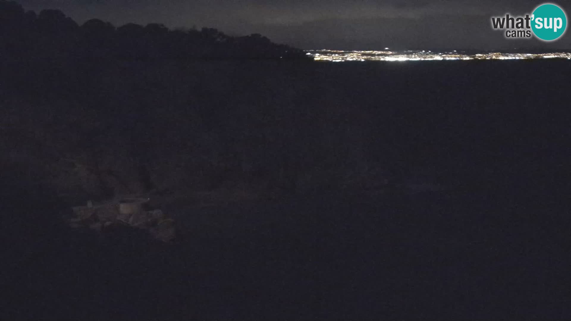 Webcam plage Brseč à Mošćenička Draga, Croatie