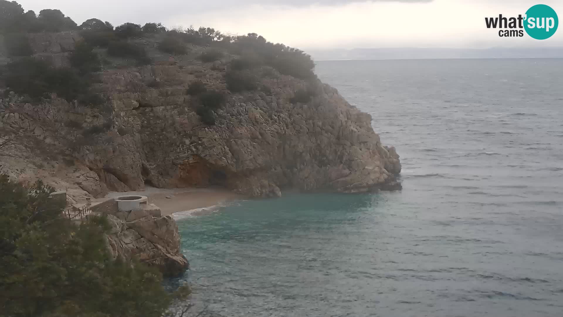 Webcam Bersezio spiaggia – Draga di Moschiena – Croazia