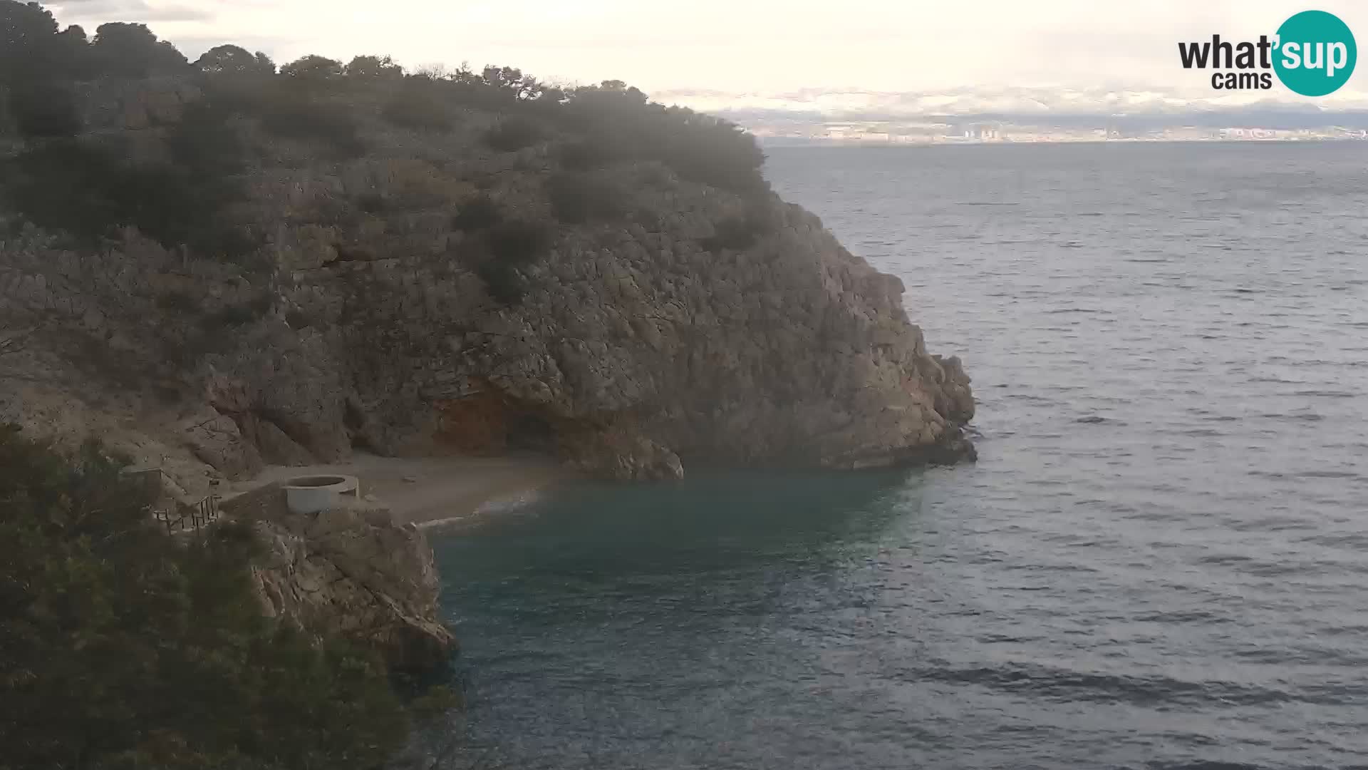 Webcam Bersezio spiaggia – Draga di Moschiena – Croazia