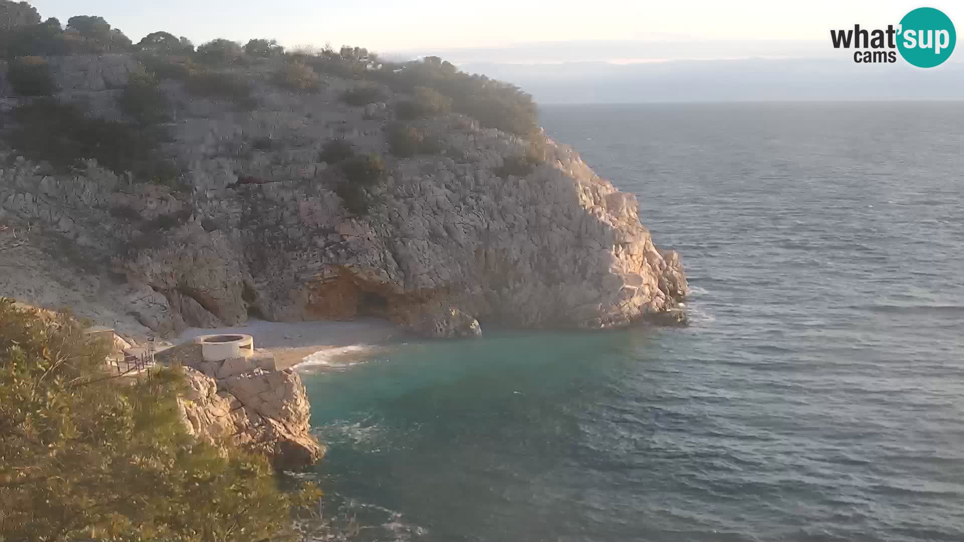 Webcam Brseč beach – Mošćenička Draga – Croatia