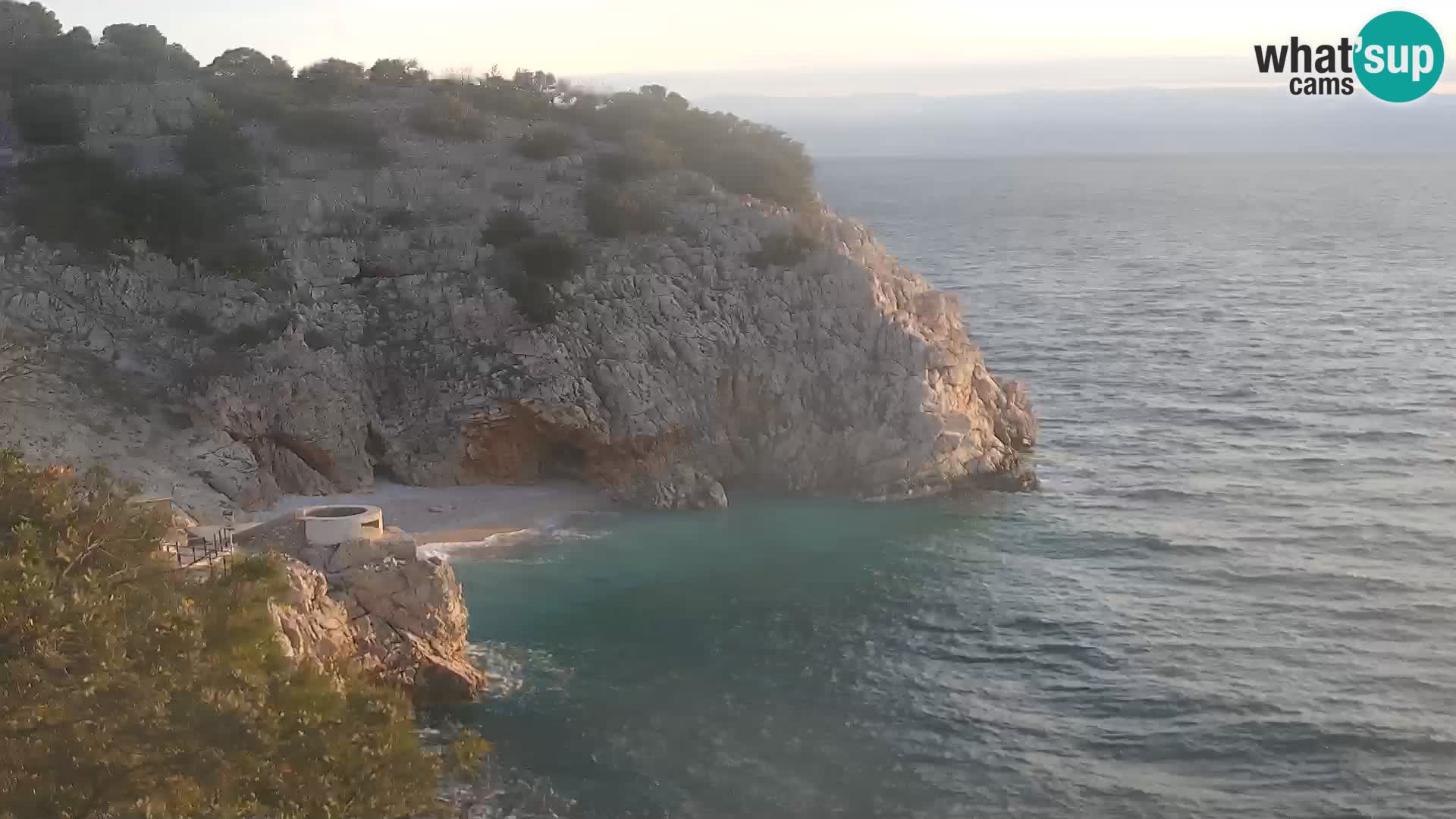 Webcam Brseč beach – Mošćenička Draga – Croatia