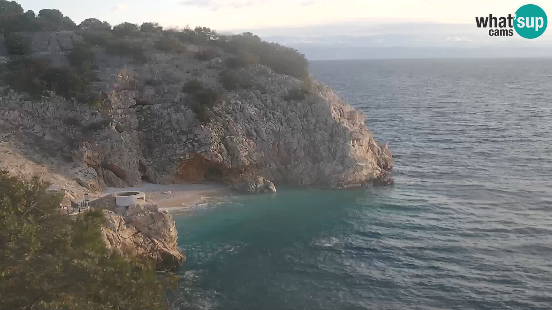 Webcam Brseč beach – Mošćenička Draga – Croatia
