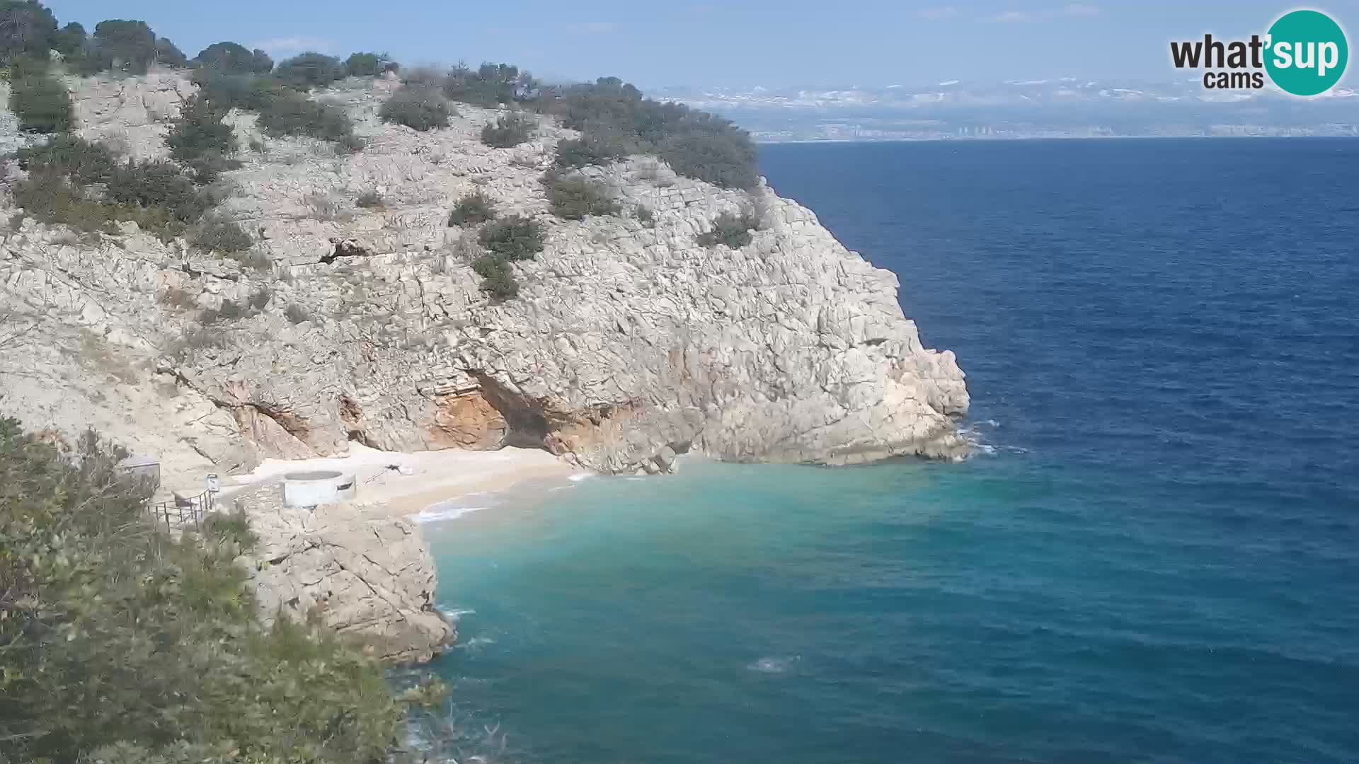 Webcam Brseč beach – Mošćenička Draga – Croatia